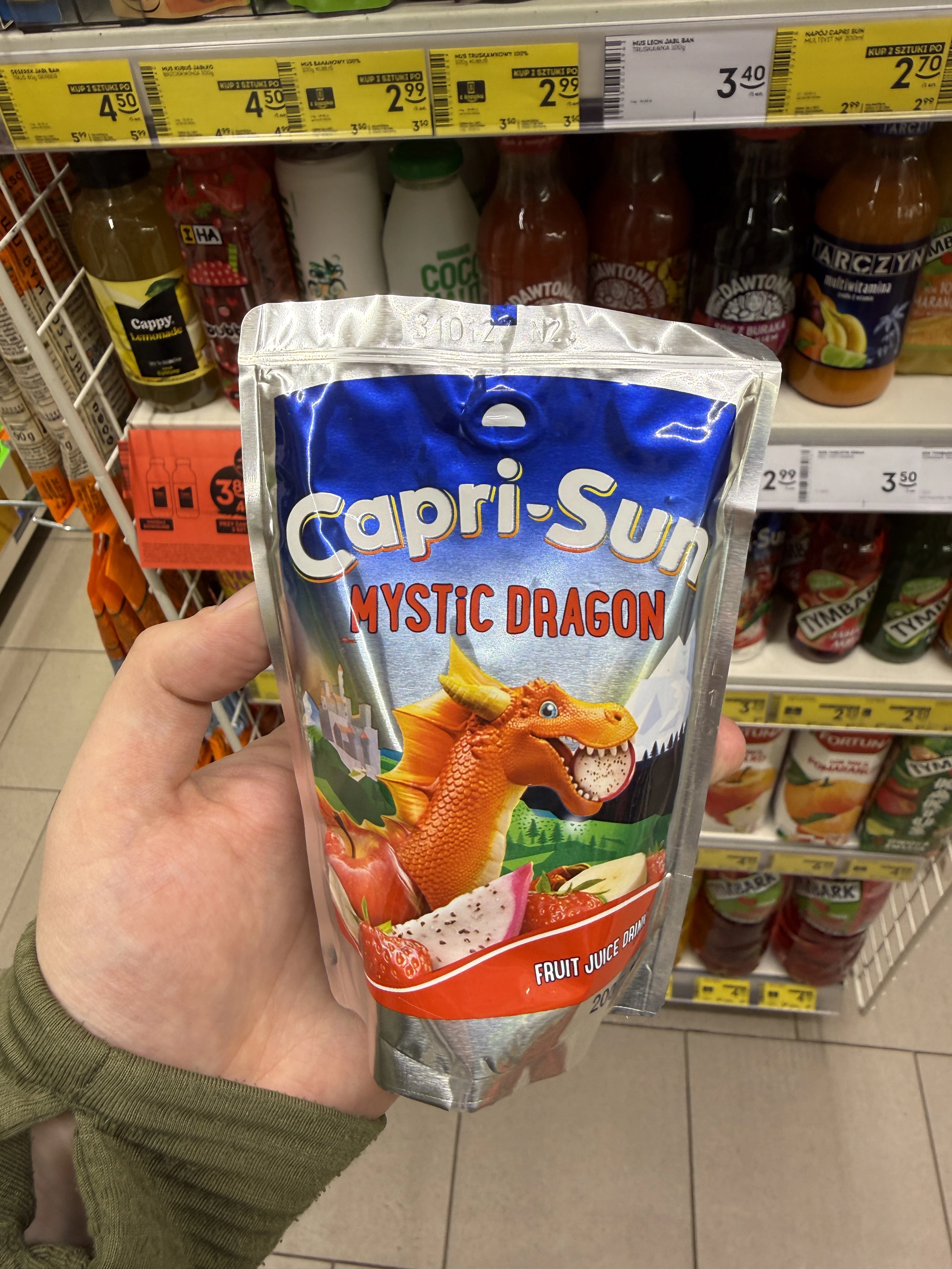 Napój Capri-Sun Mystic Dragon 200ml