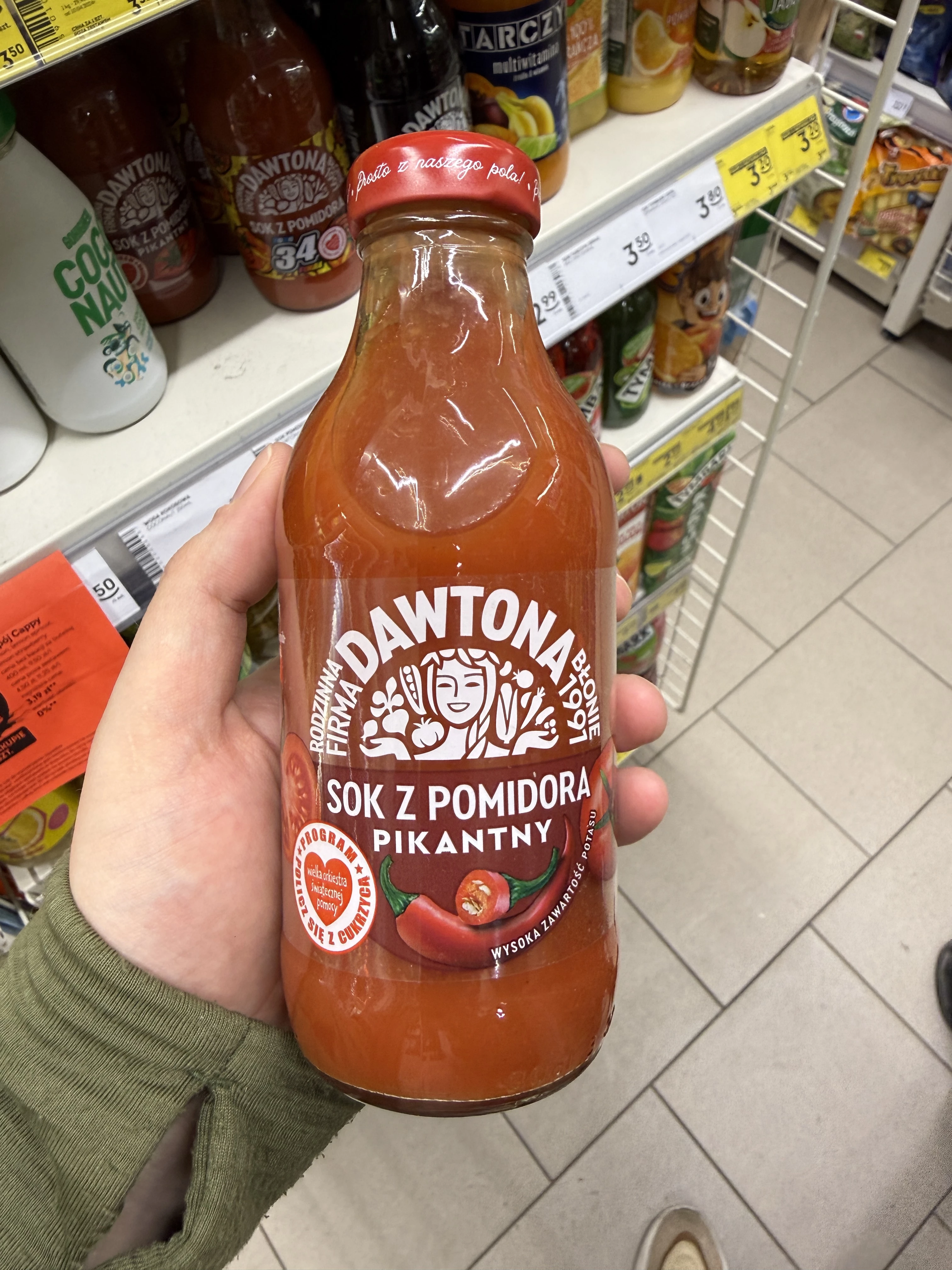 Dawtona Sok pomidorowy pikantny | 300ml