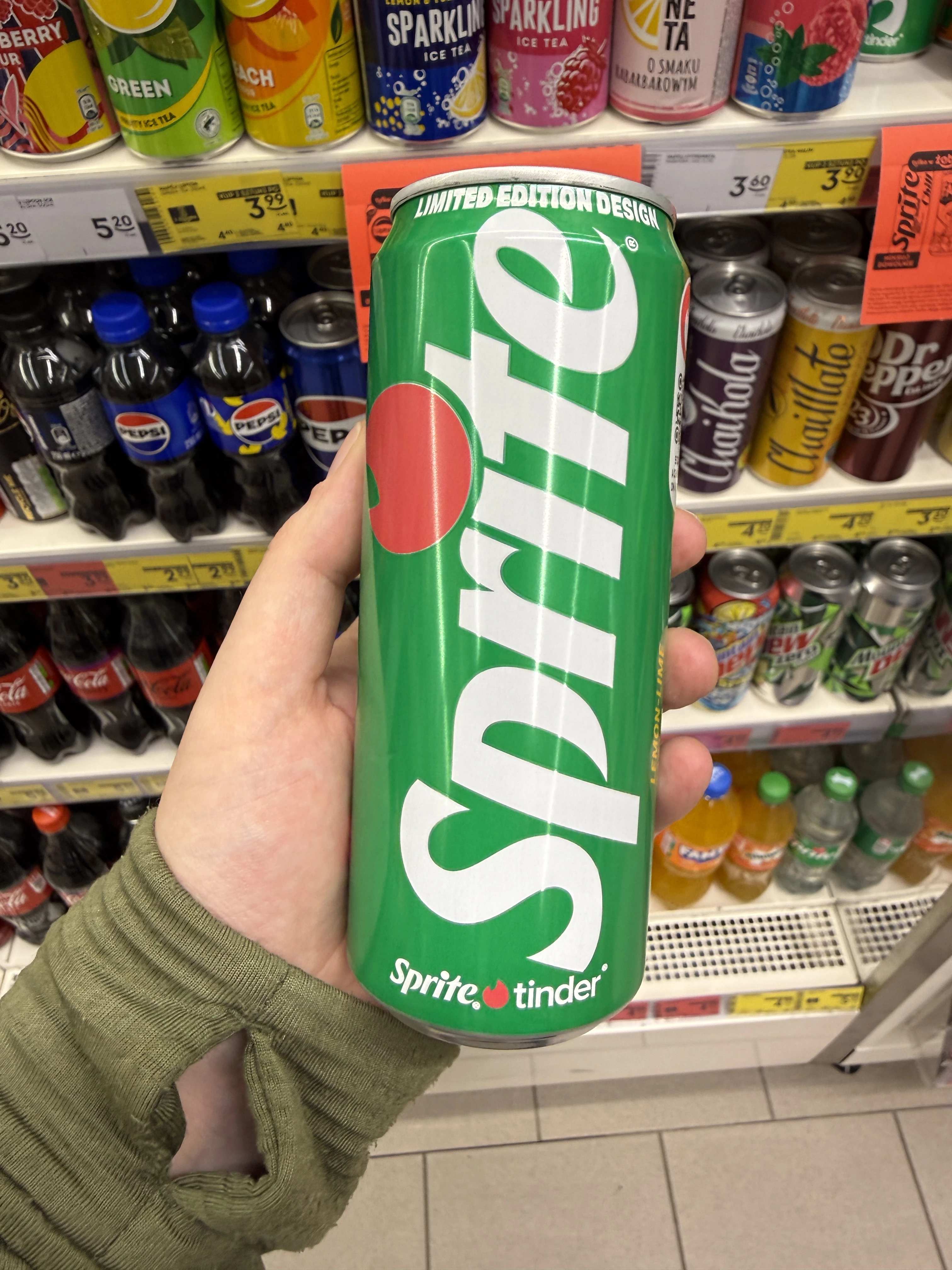 Sprite Lemon-Lime / Sprite tinder (Limited Edition Design) | 330ml