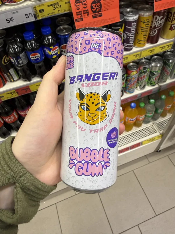Banger Soda Bubble Gum | 330ml