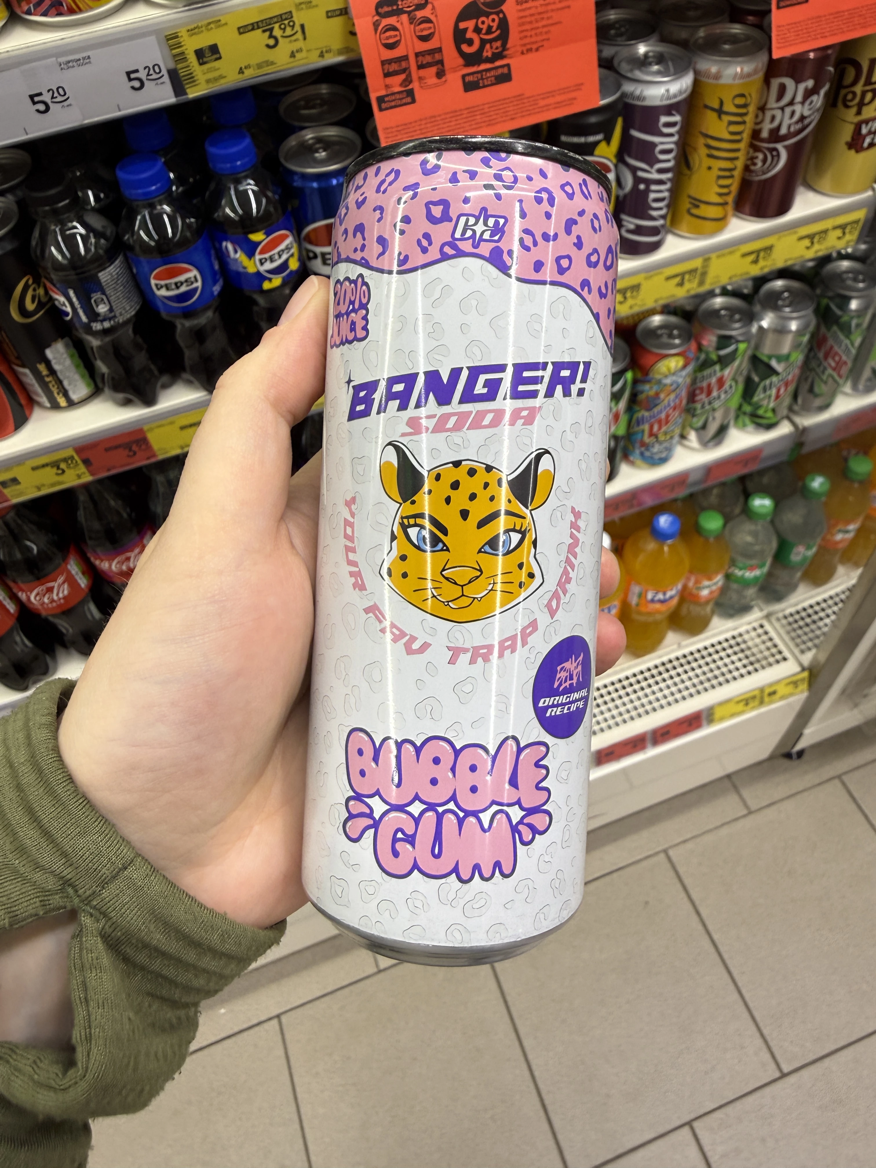 Banger Soda Bubble Gum | 330ml
