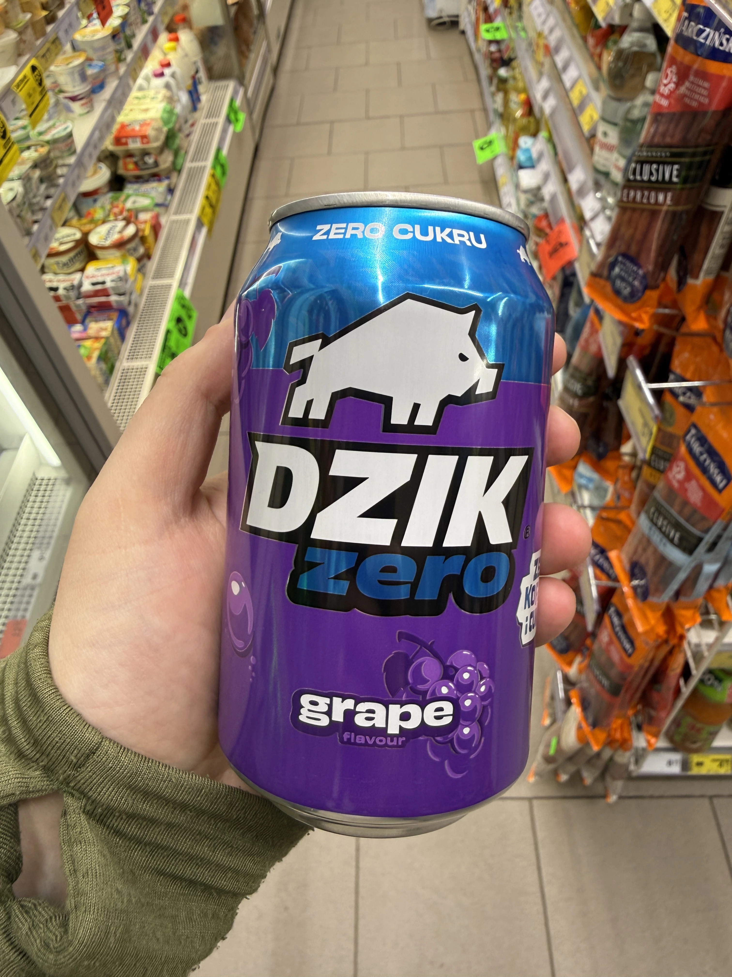 WK DZIK Grape zero cukru o smaku winogrona | 330ml