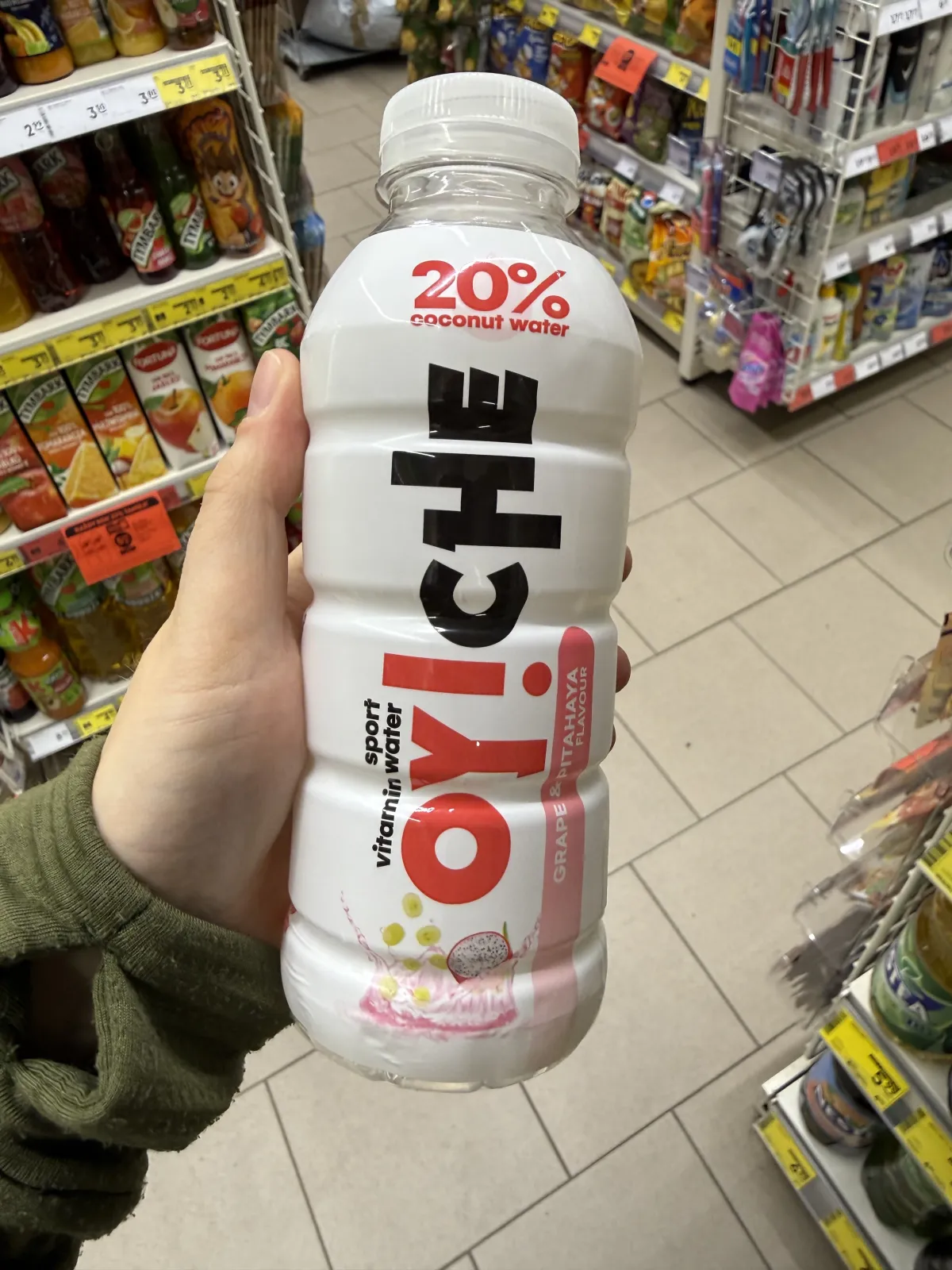 Oy!che Sport Vitamin Water Grape & Pitahaya | 500ml