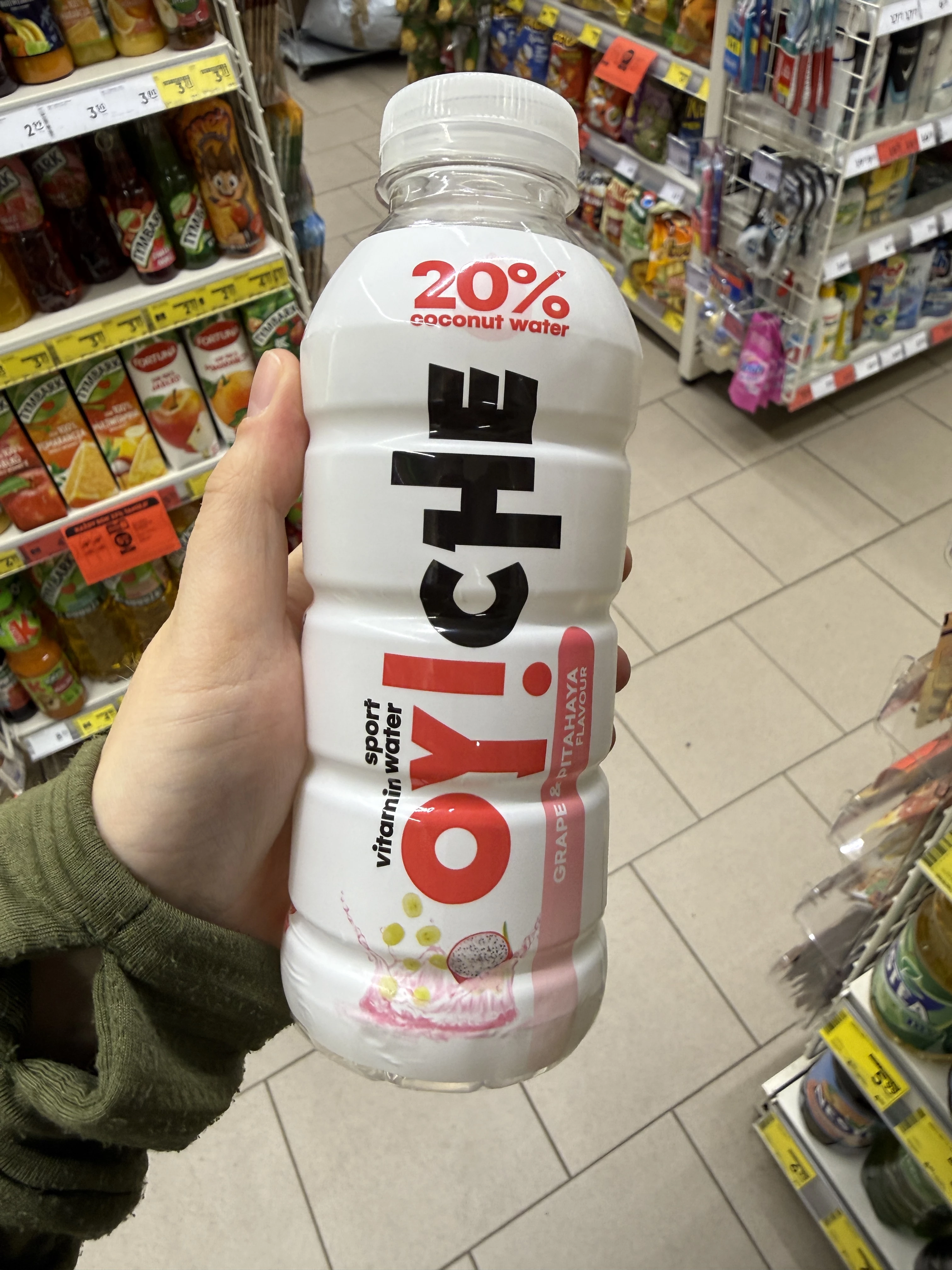 Oy!che Sport Vitamin Water Grape & Pitahaya | 500ml