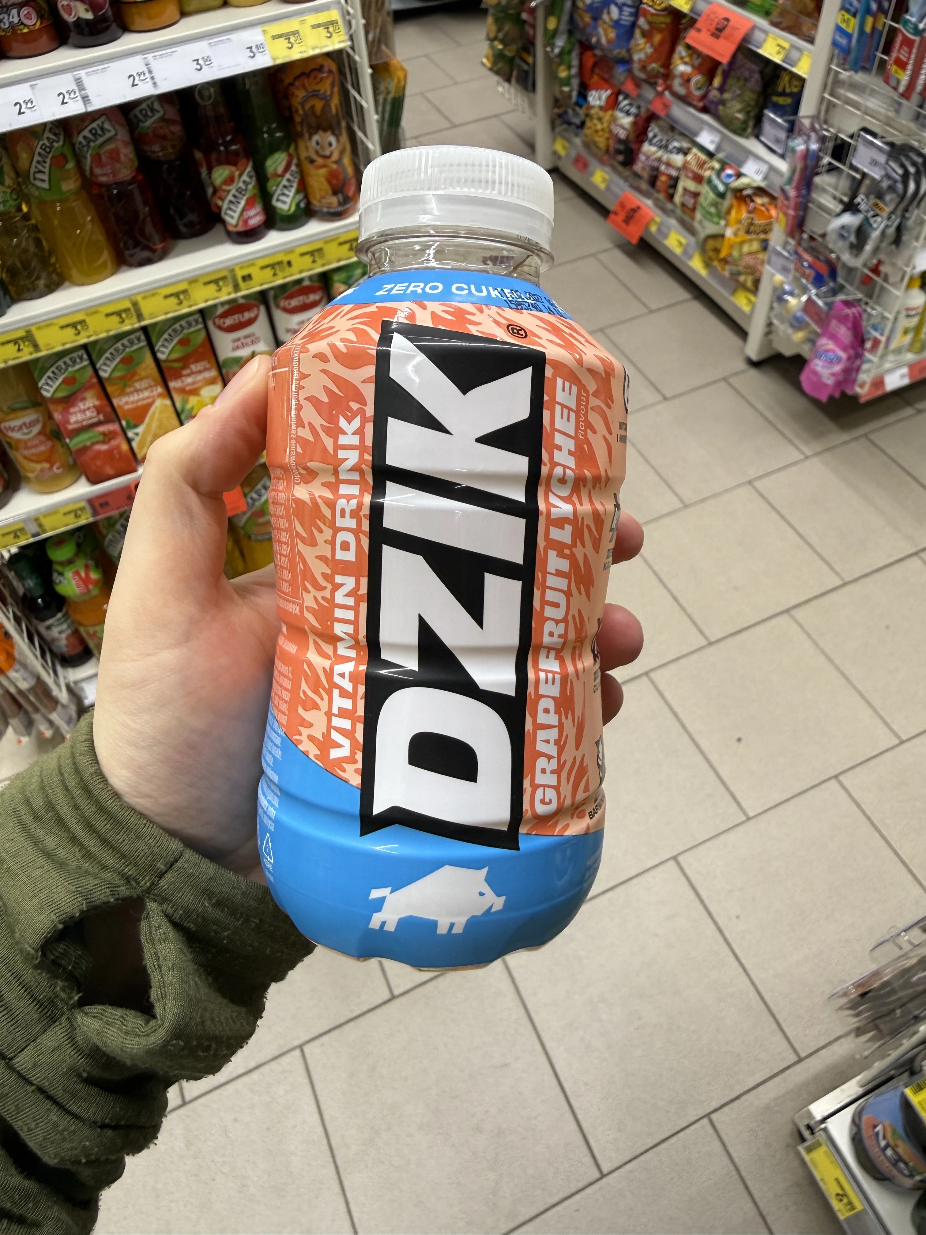 DZIK Vitamin Drink Grapefruit Lychee | 500ml