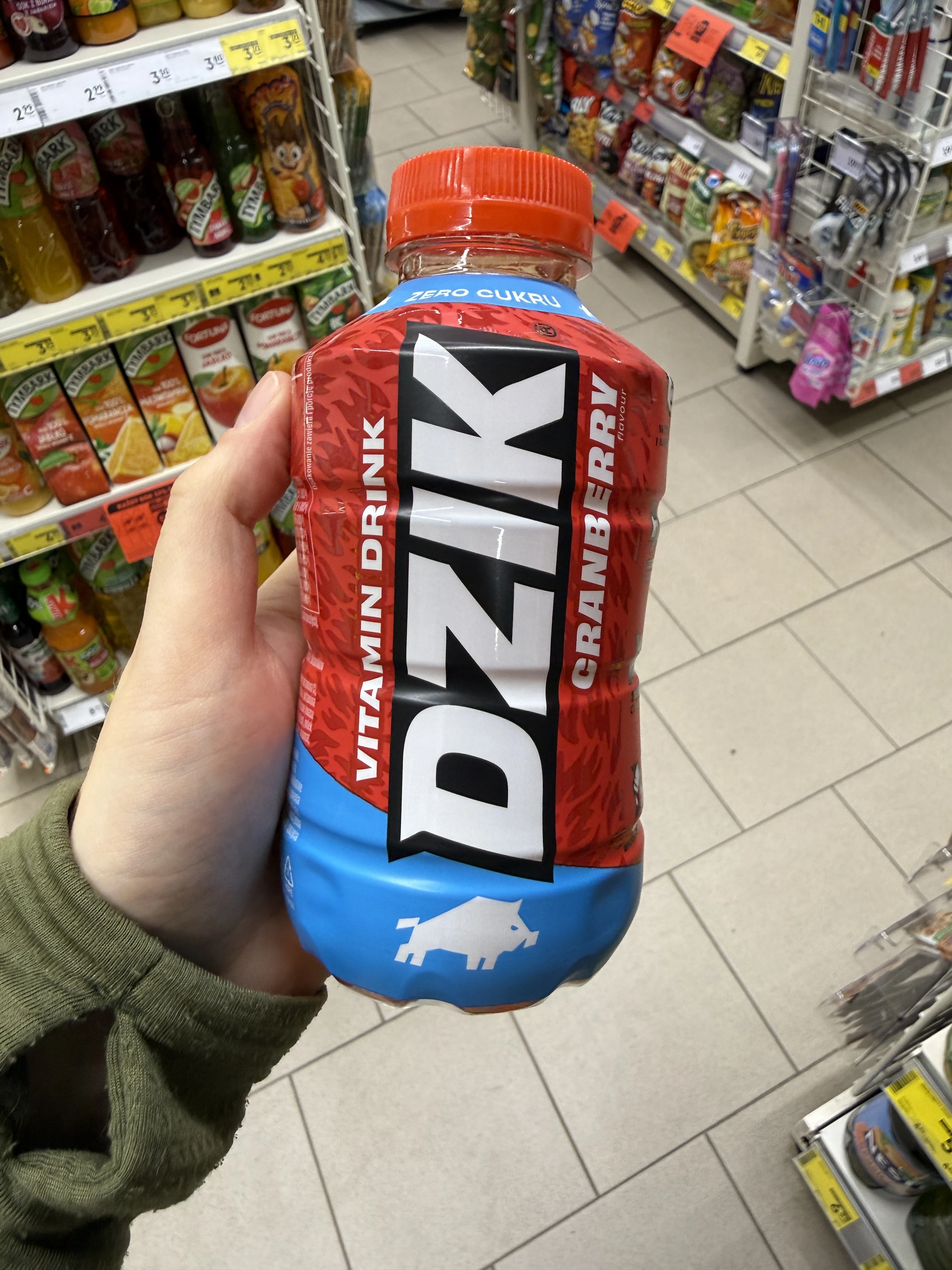 Dzik Vitamin Drink Cranberry | 500ml