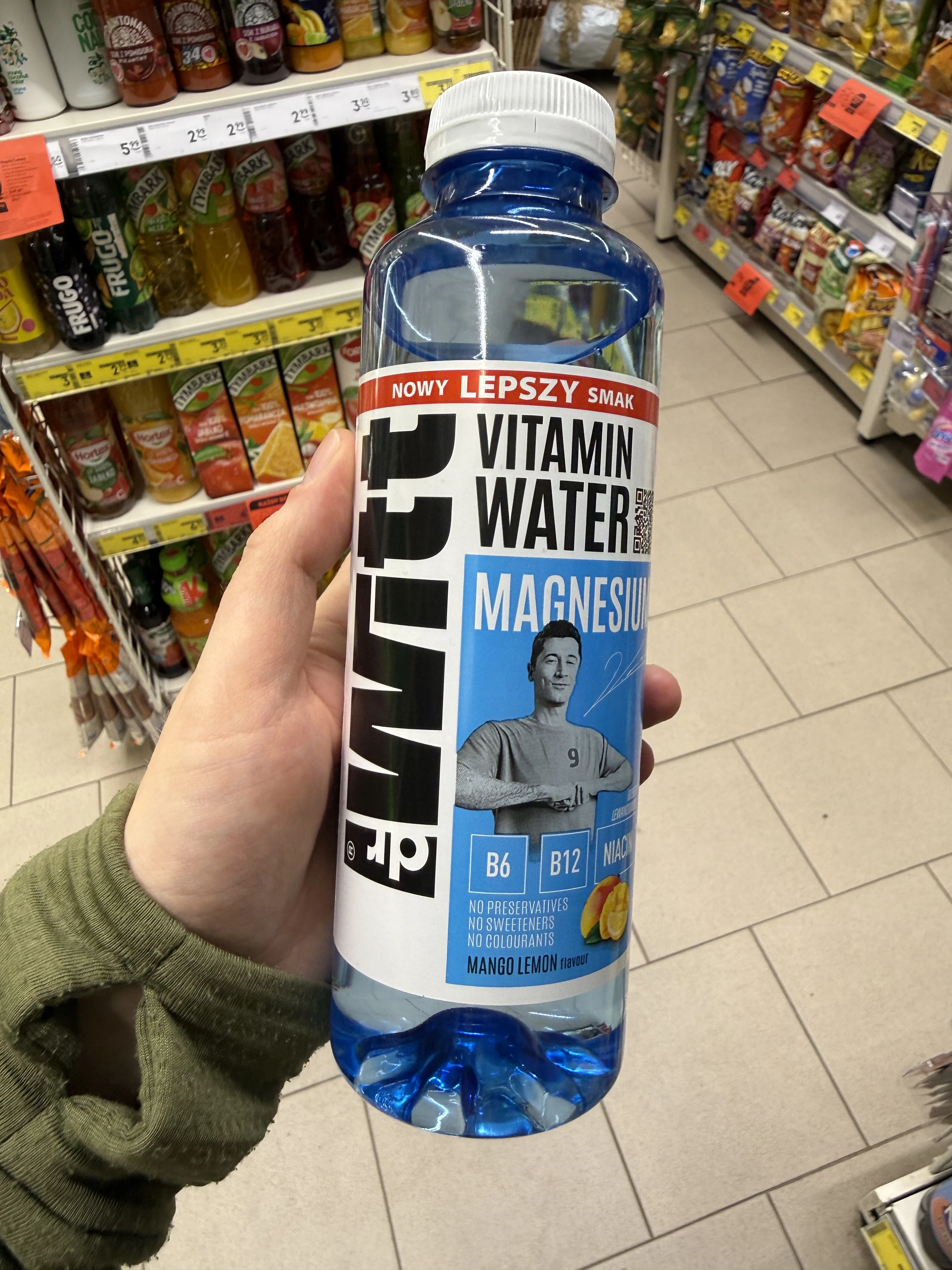 DrWritt Vitamin Water Magnez (Mg) Mango Lemon | 550ml