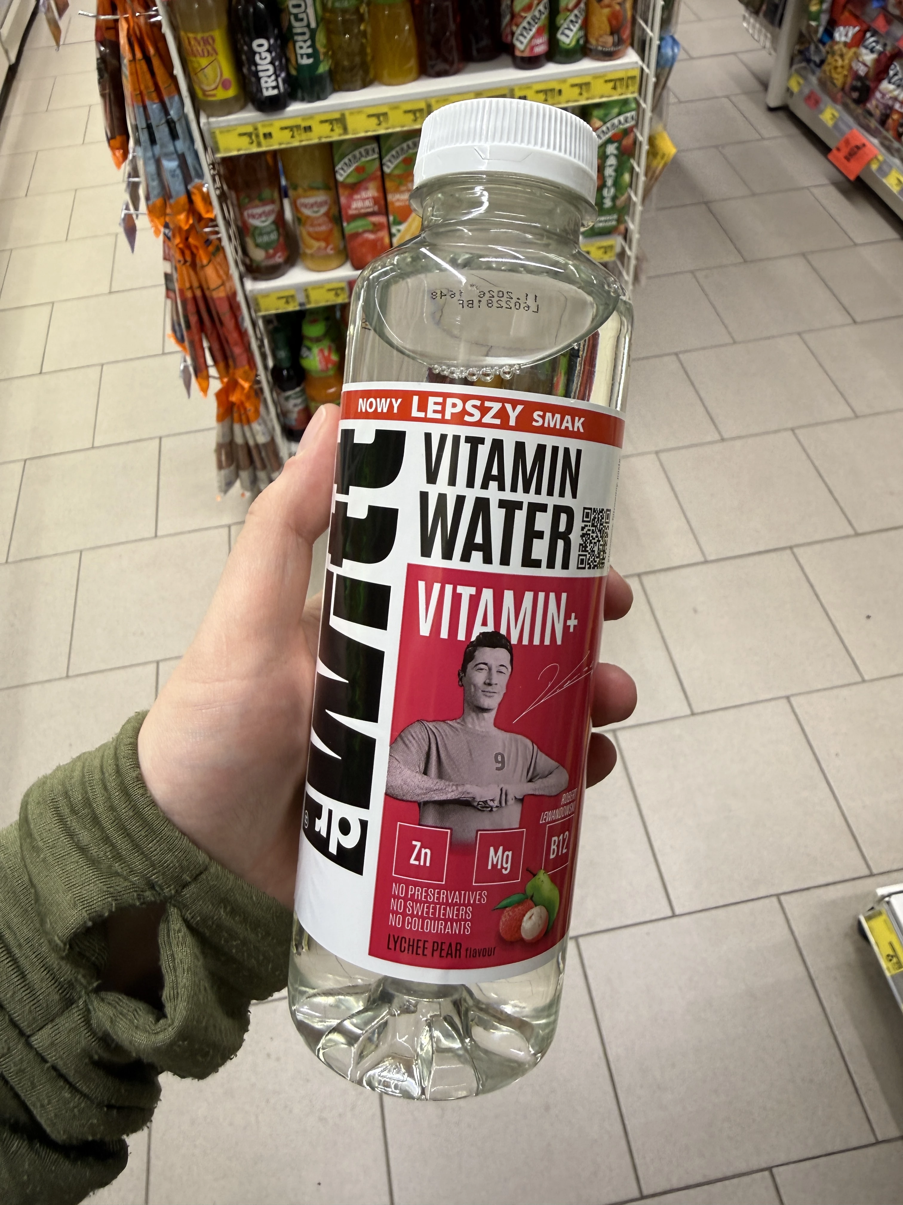 DR WITT Vitamin Water Liczi – Gruszka Cynk | 550ml