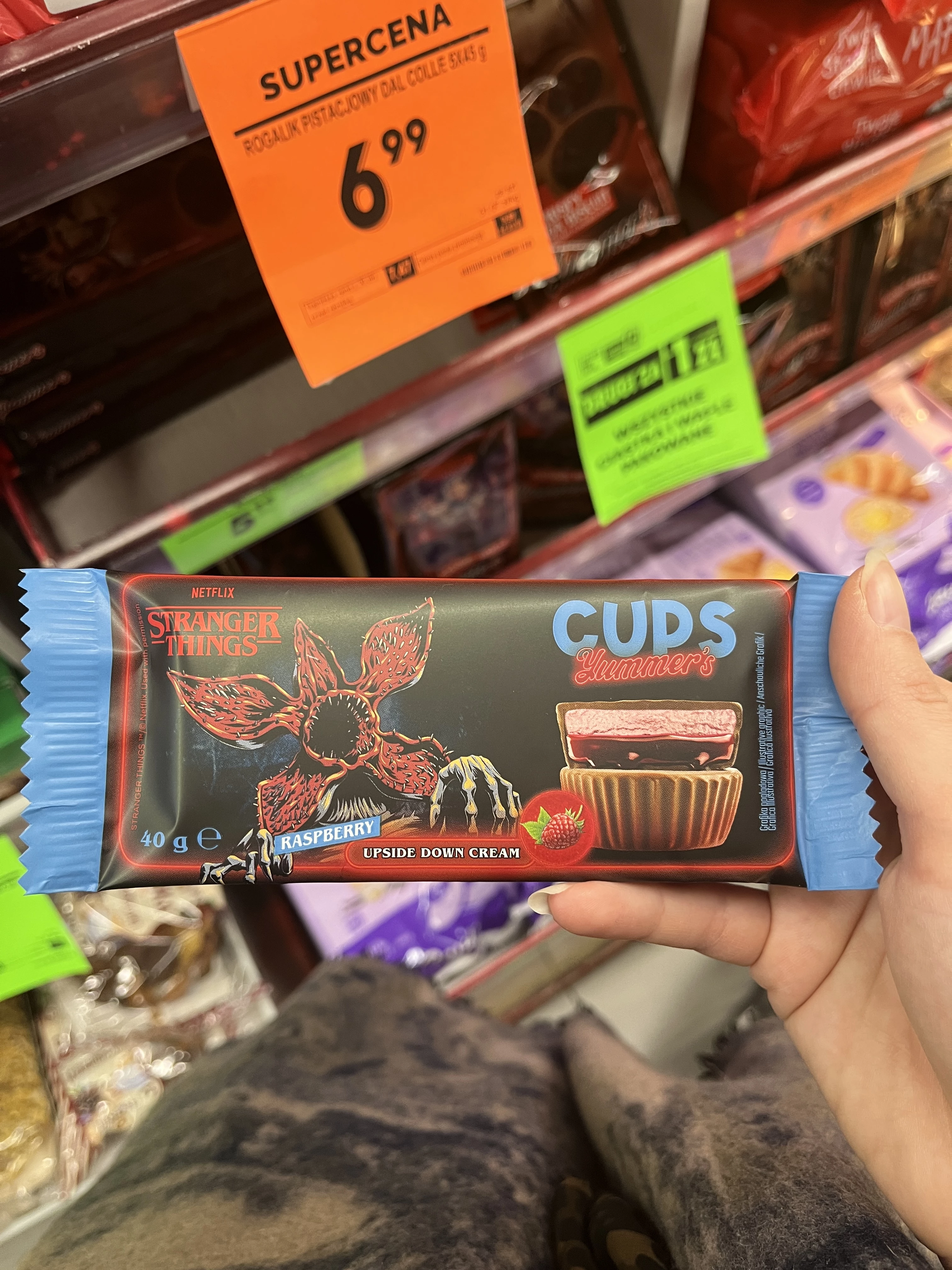 Yummer’s Stranger Things Cups Raspberry / Milk Chocolate Cup | 40g