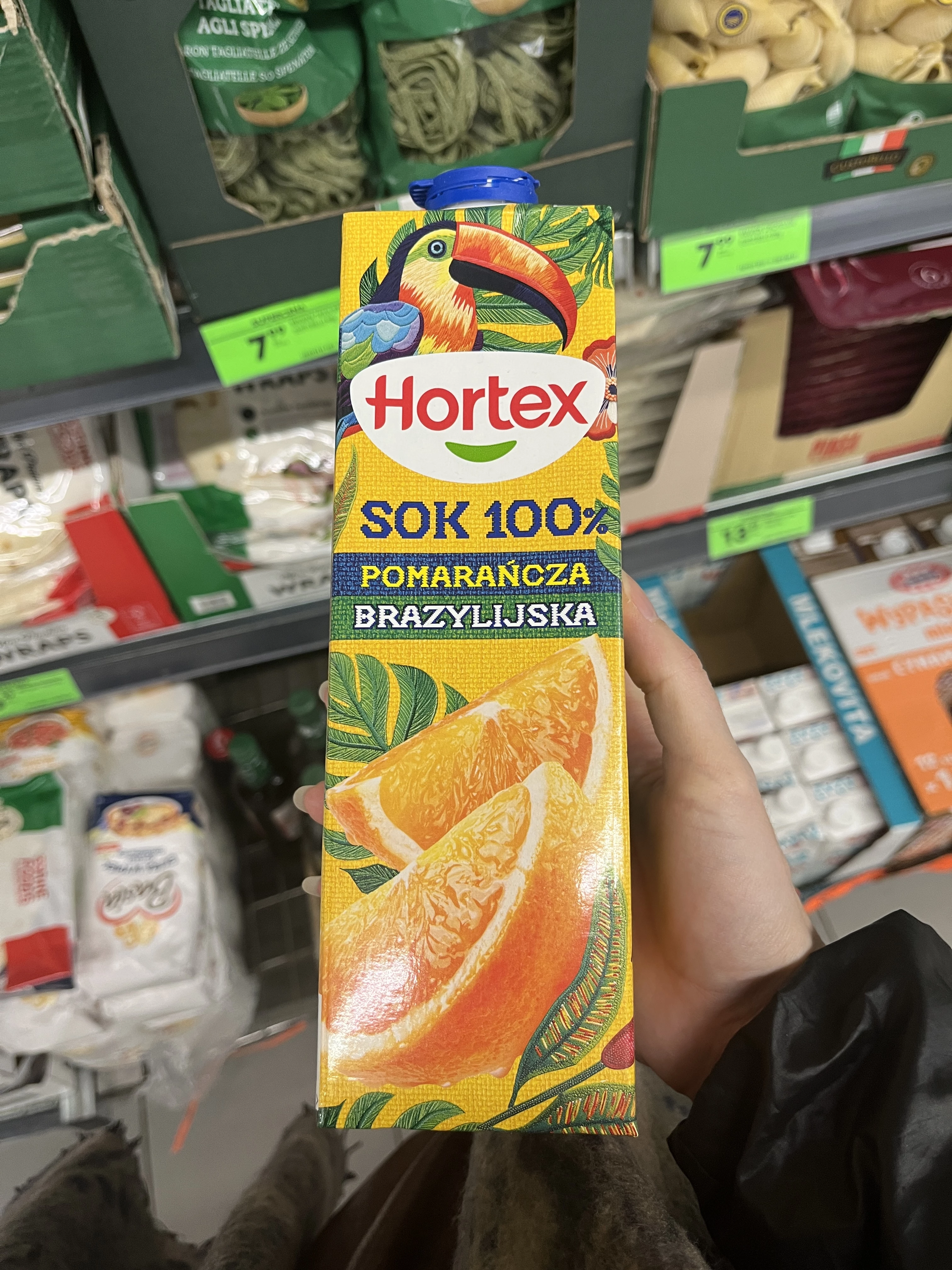 Hortex Sok 100% Pomarańcza Brazylijska | 1000ml