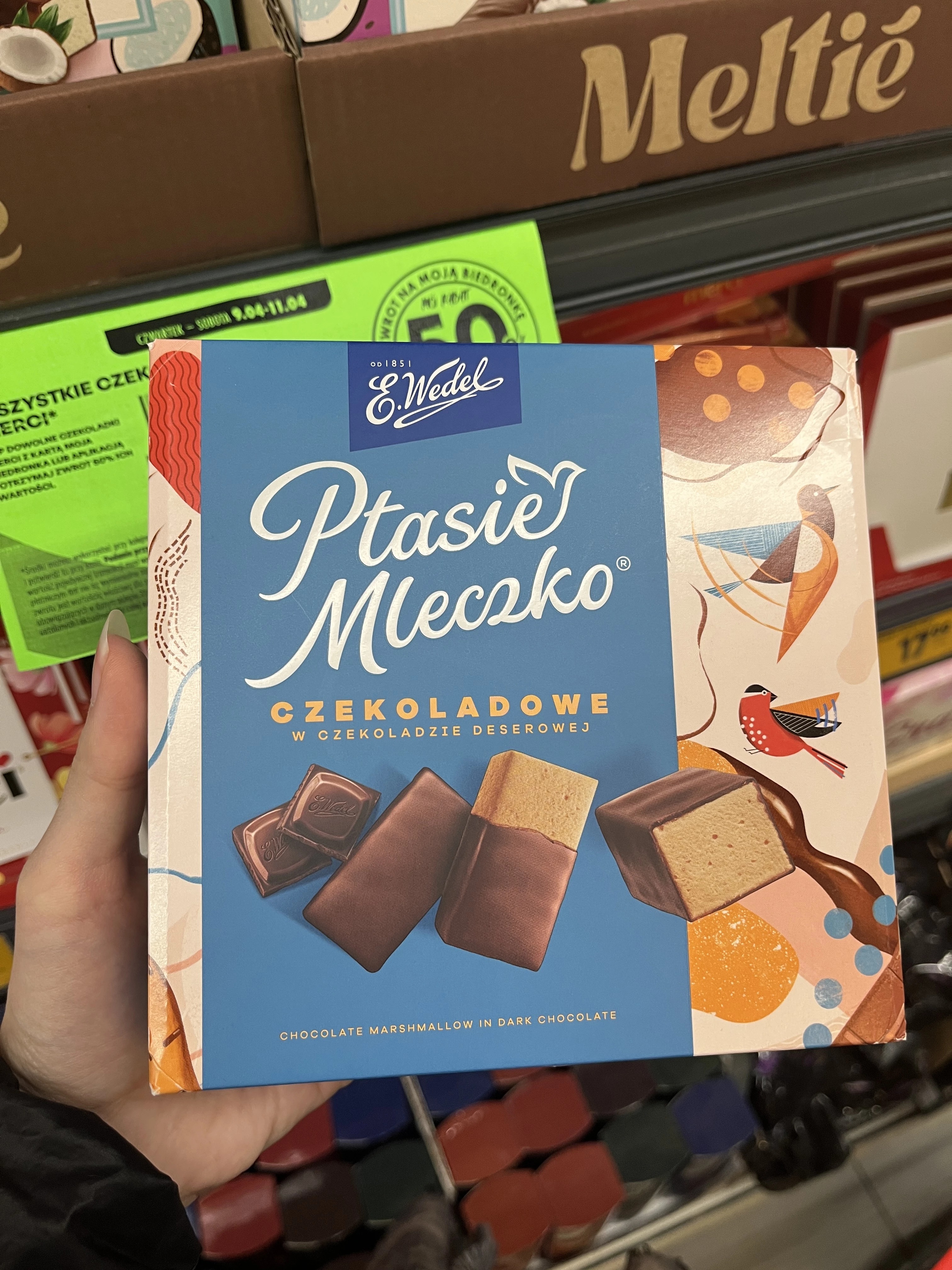 Wedel Ptasie Mleczko Czekoladowe | 340g