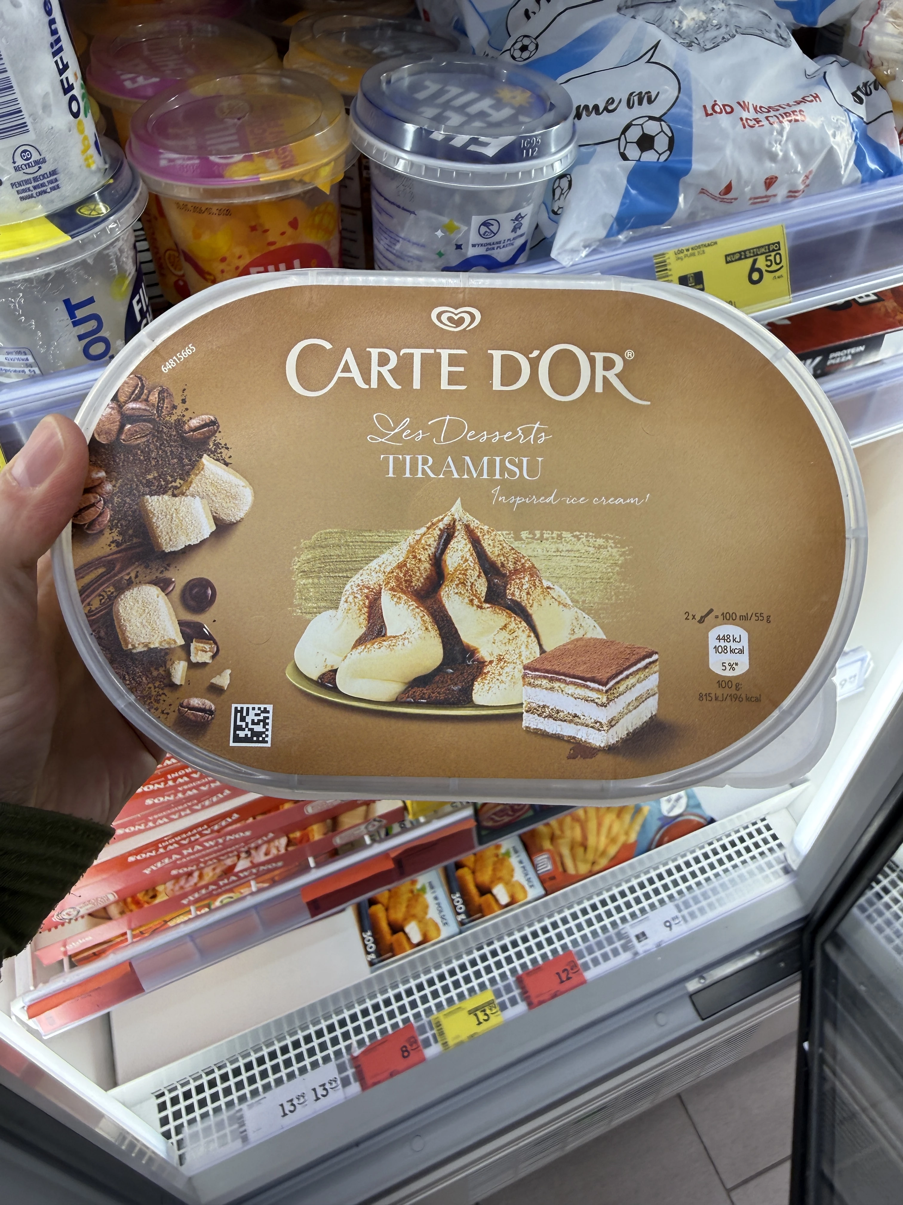 Lody Carte d’Or Les Desserts Tiramisu | 825ml