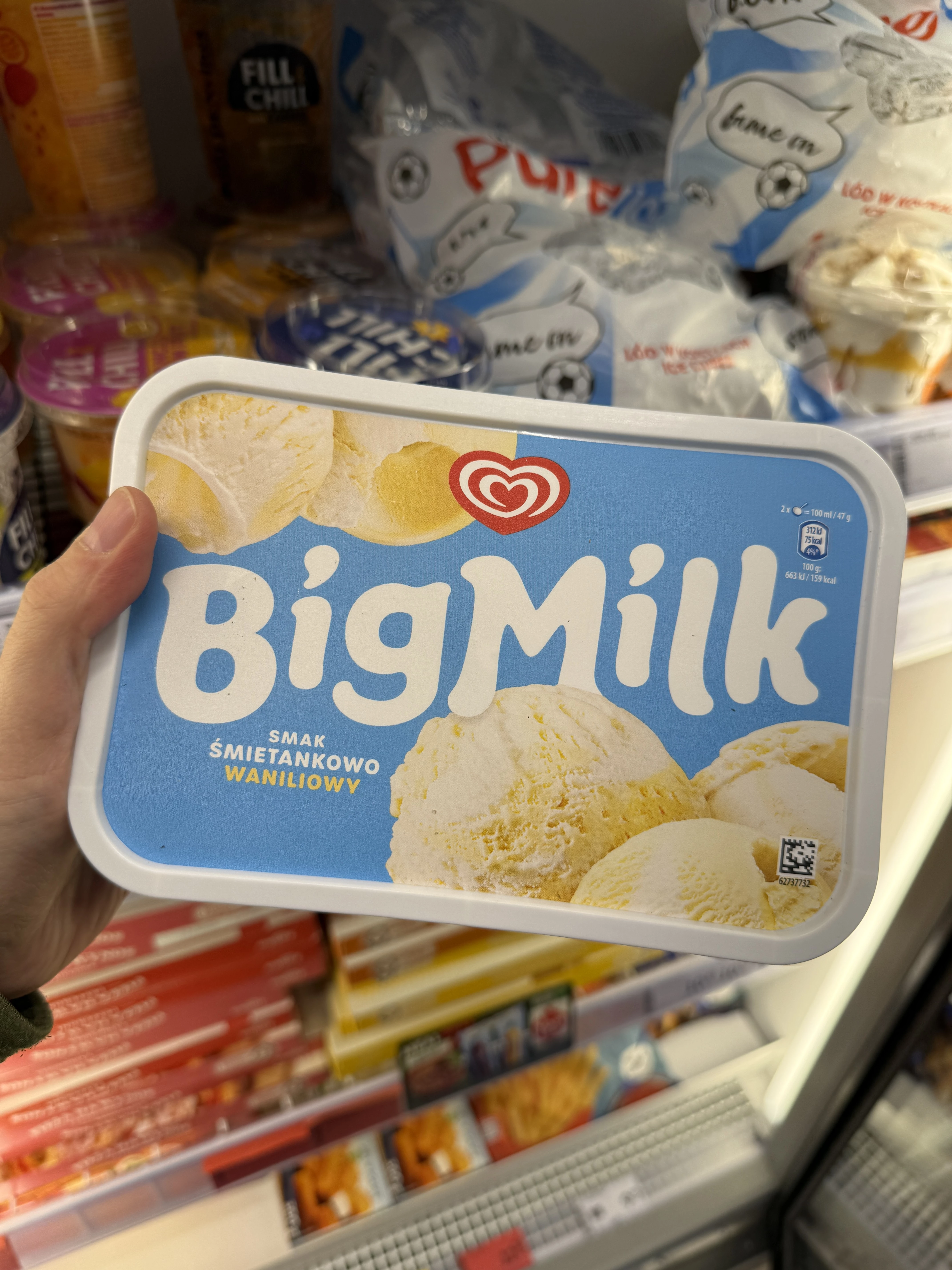Big Milk śmietankowo-waniliowy | 900ml