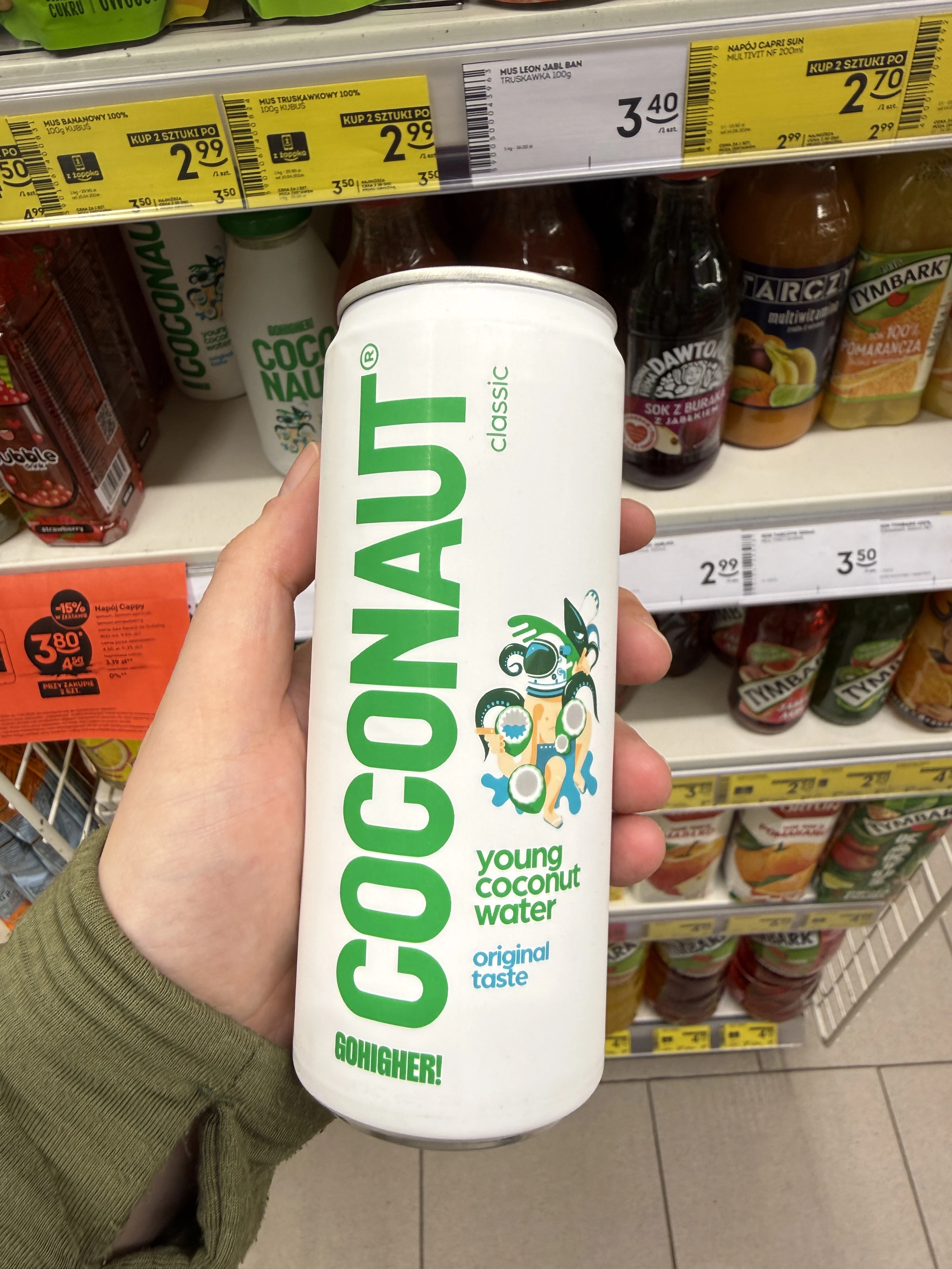 Coconaut woda kokosowa z młodego kokosa | 320ml