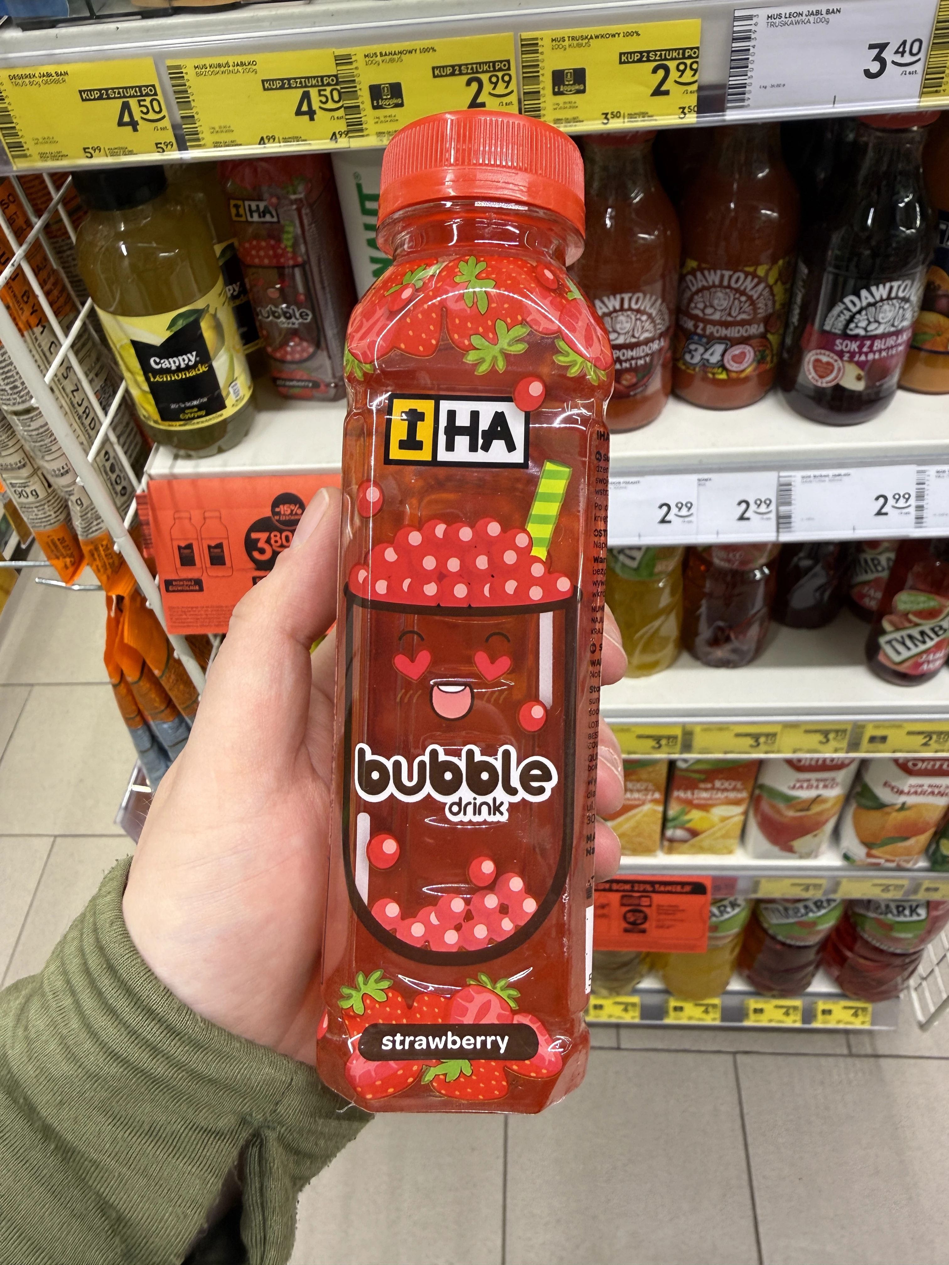 IHA Bubble Drink Strawberry | 300ml