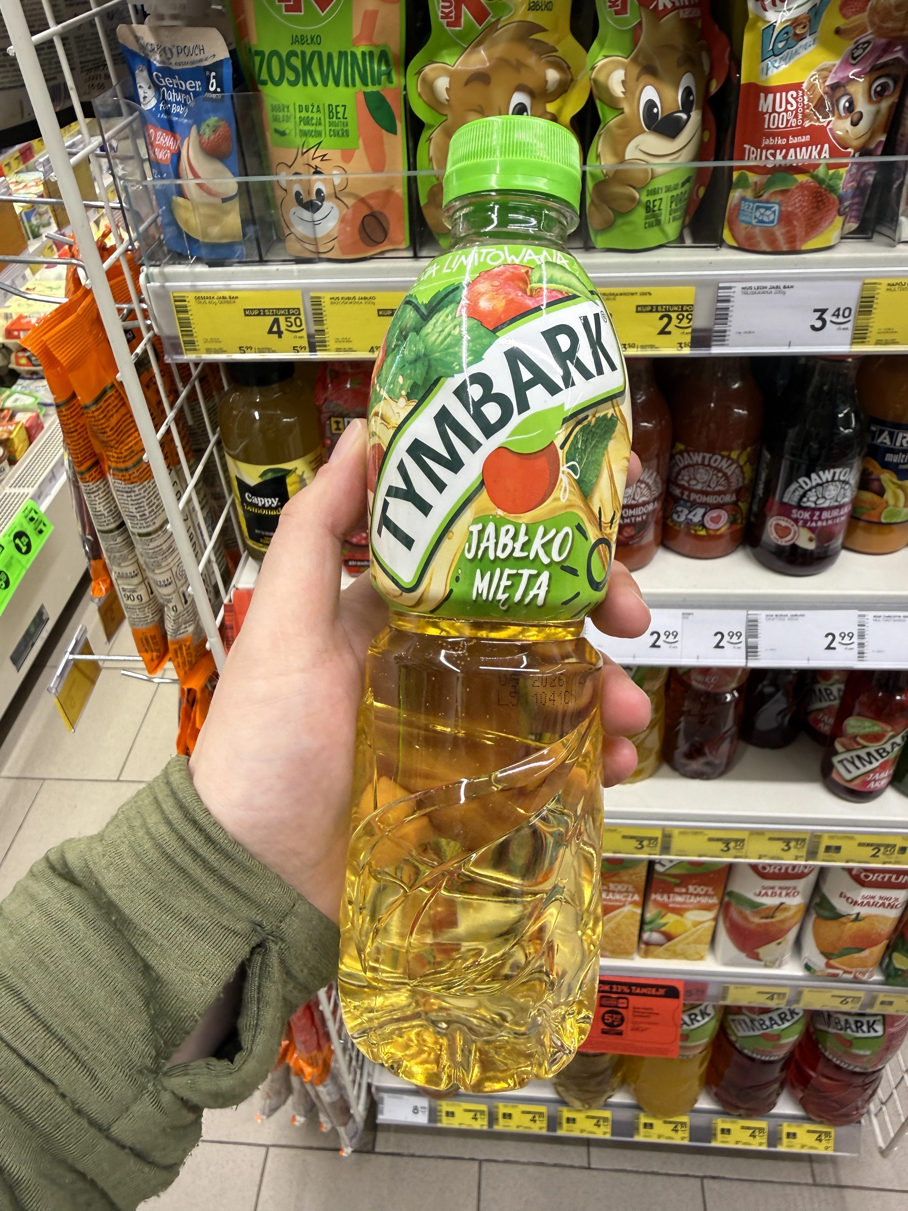 Tymbark Napój jabłko mięta | 500ml