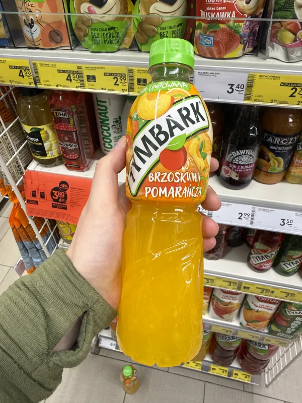 Tymbark Napój pomarańcza brzoskwinia | 500ml