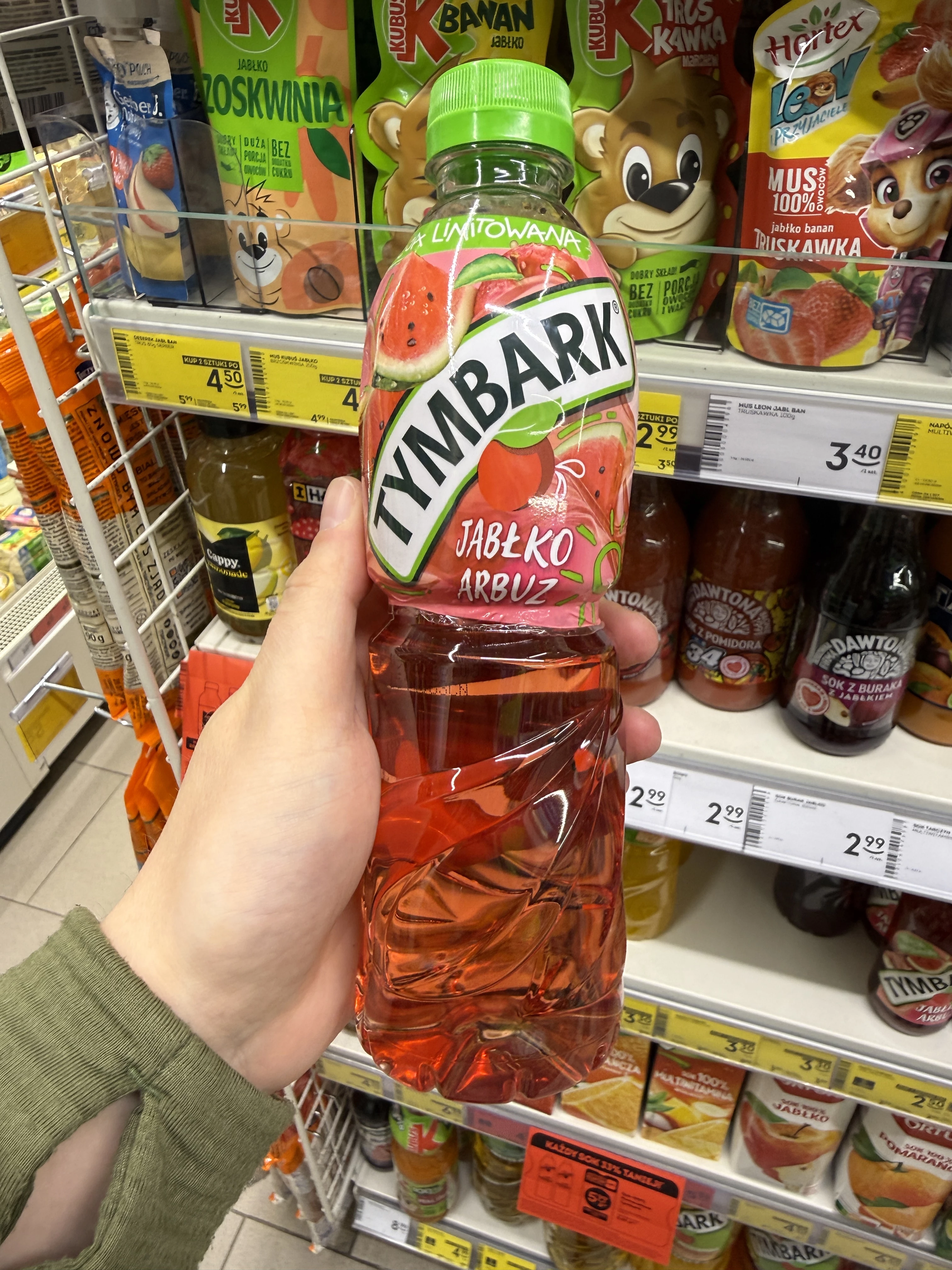 Tymbark Napój jabłko arbuz | 500ml