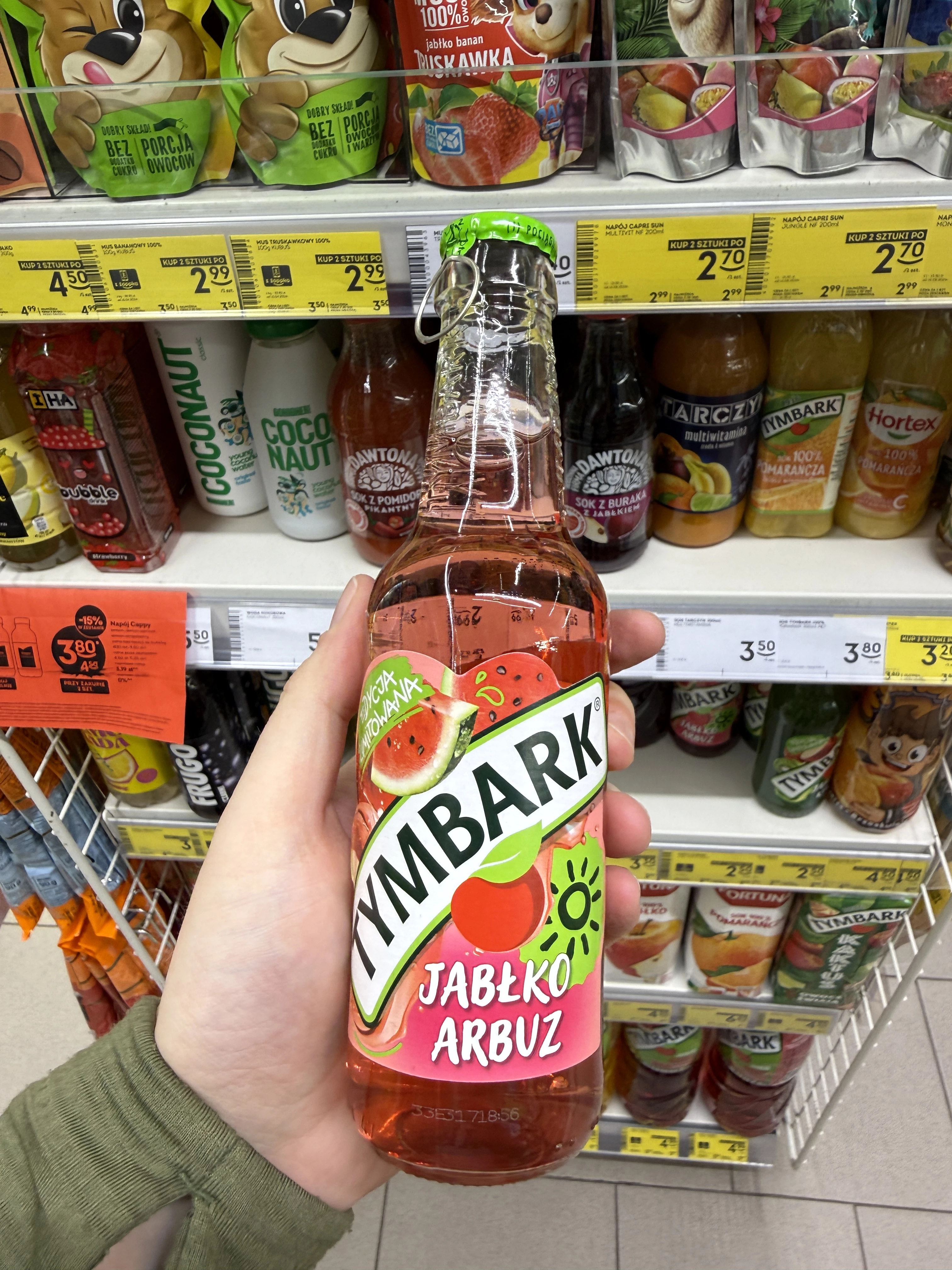 Tymbark Napój jabłko arbuz Edycja limitowana | 250ml