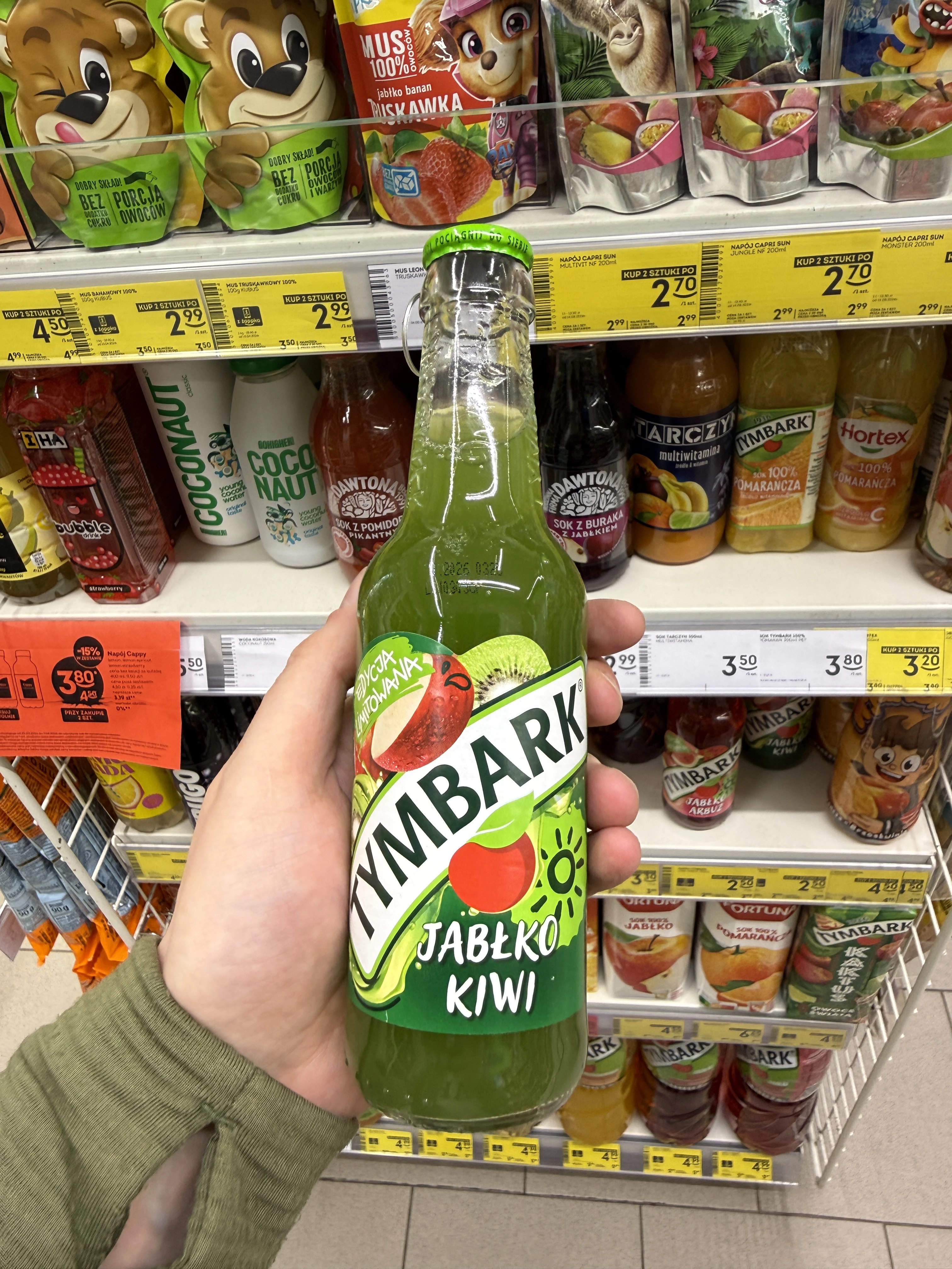 Tymbark Napój jabłko kiwi | 250ml