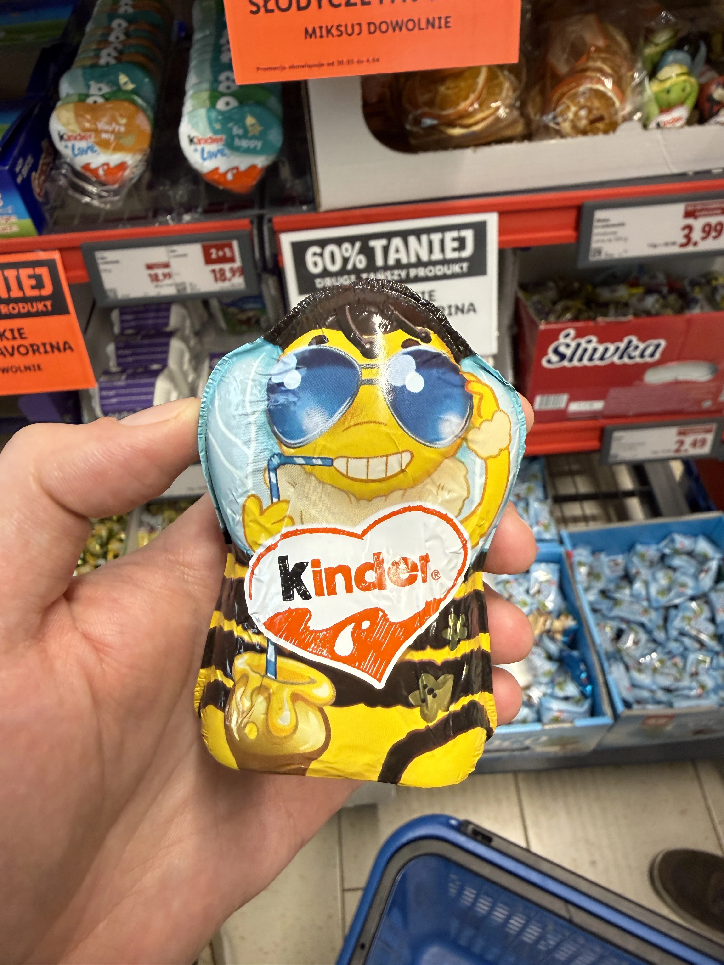 Kinder figurka w kształcie pszczoły | 35g