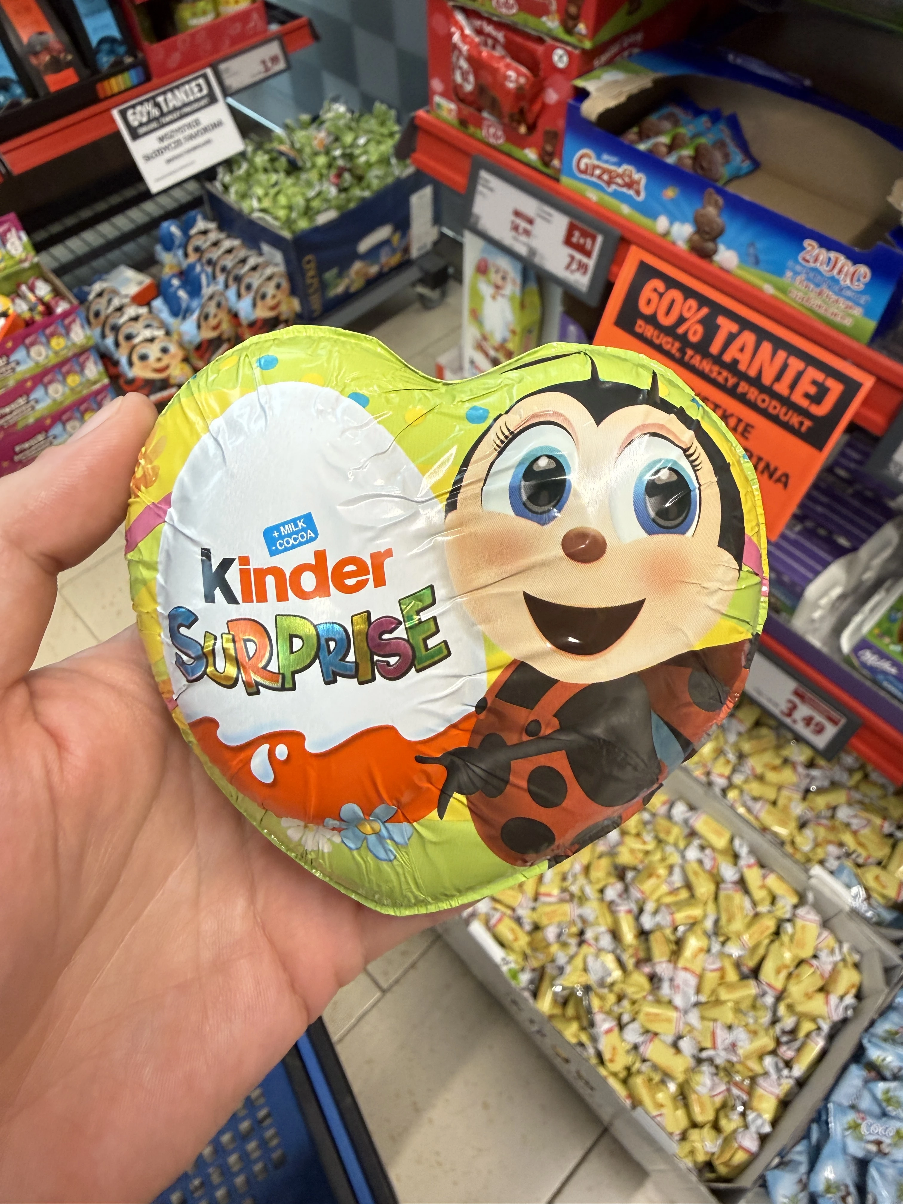 Kinder Surprise serce figurka wielkanocna | 53g