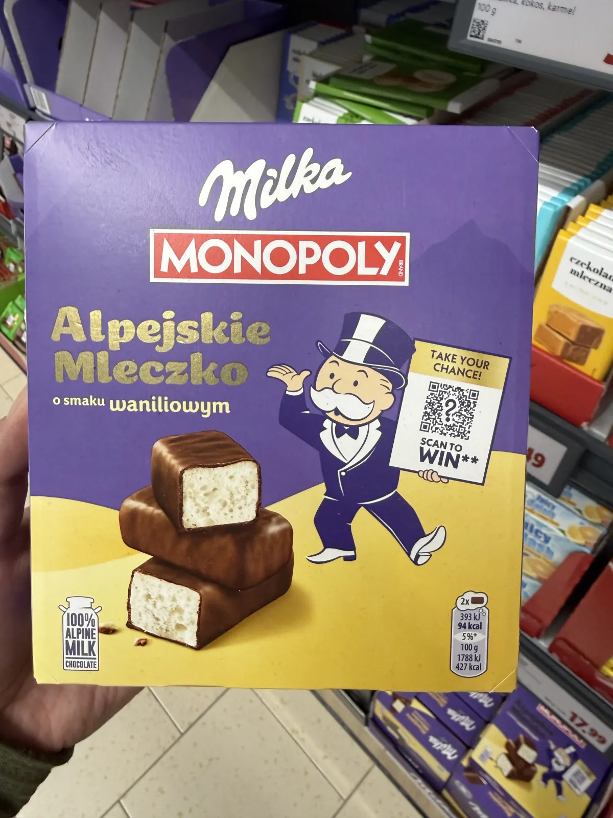 Milka Alpejskie Mleczko waniliowe | 330g
