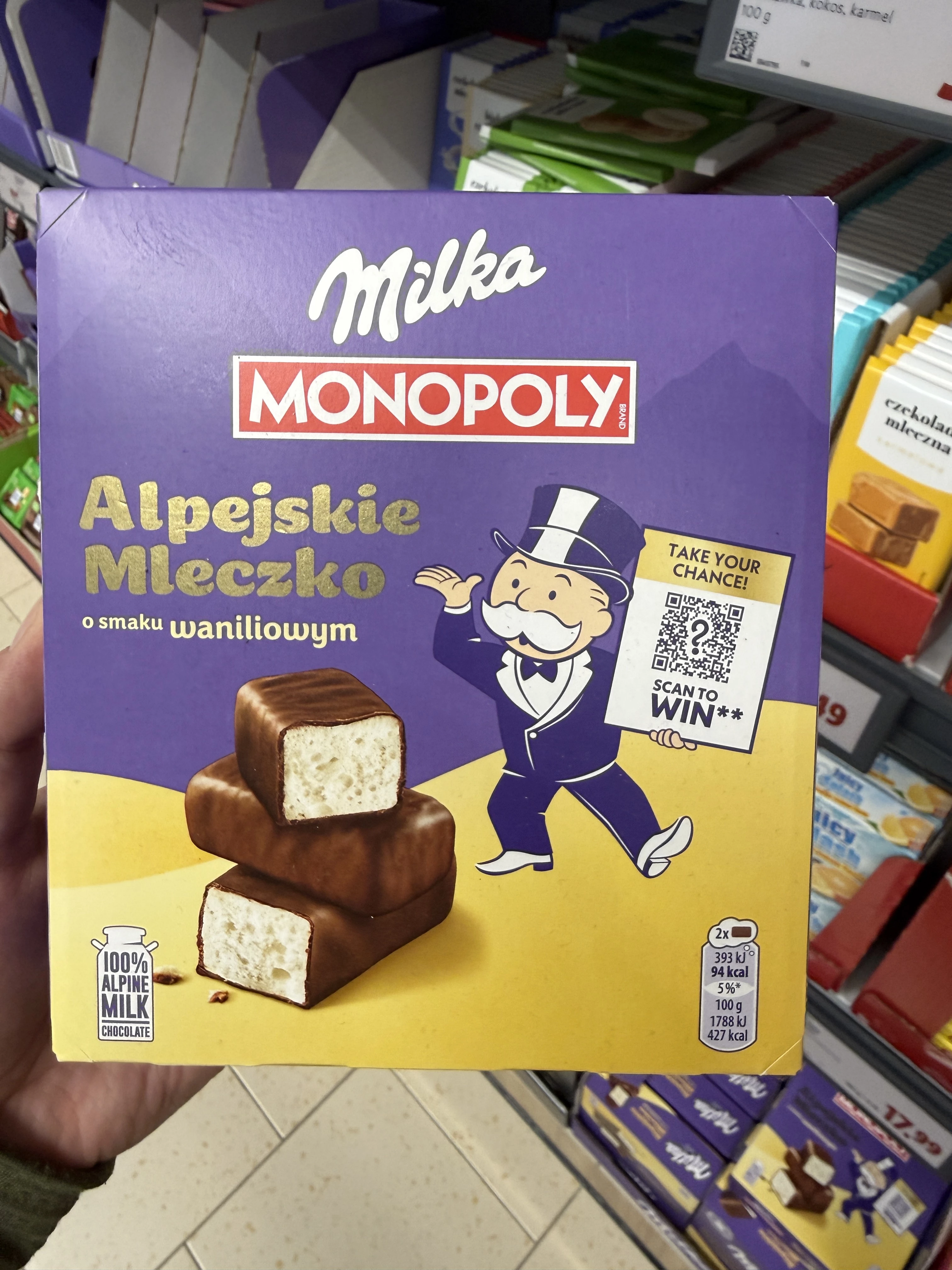 Milka Alpejskie Mleczko waniliowe | 330g
