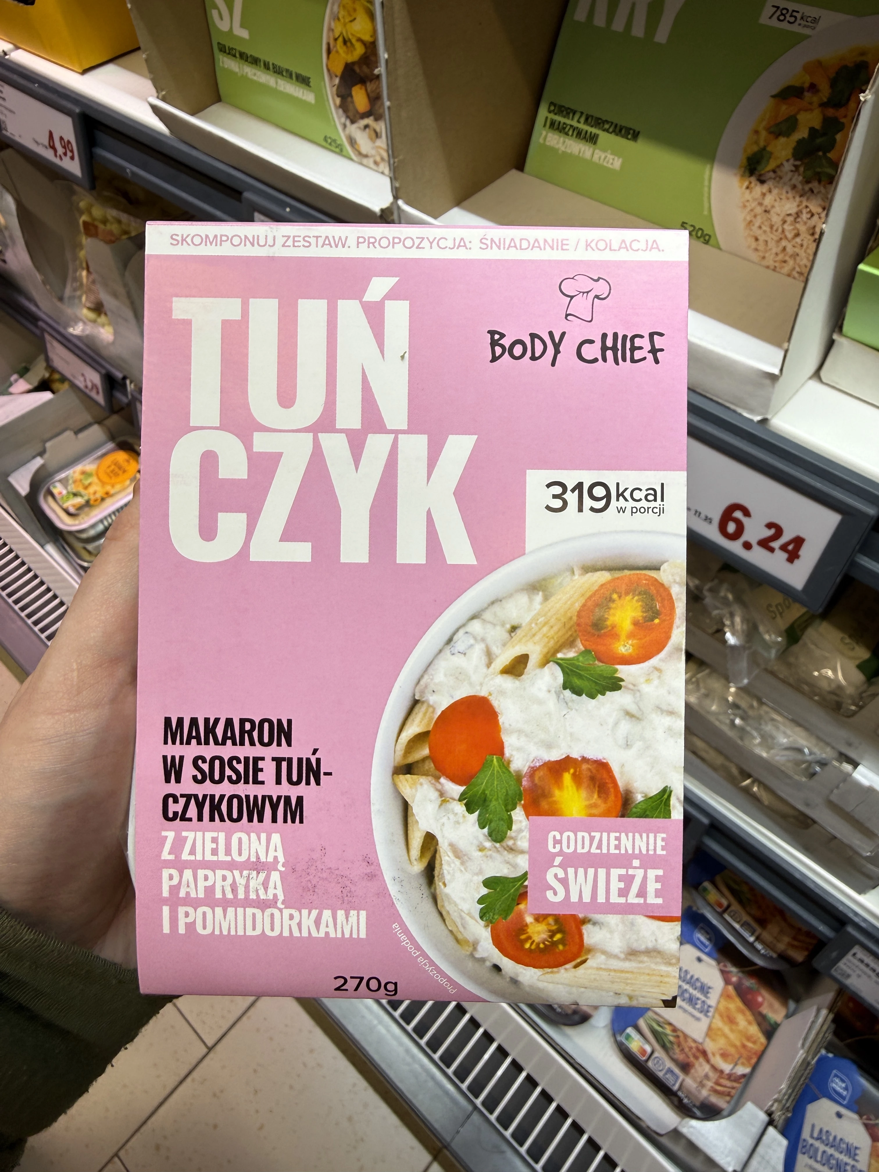 Body Chief Tuńczyk – makaron w sosie tuńczykowym | 270g