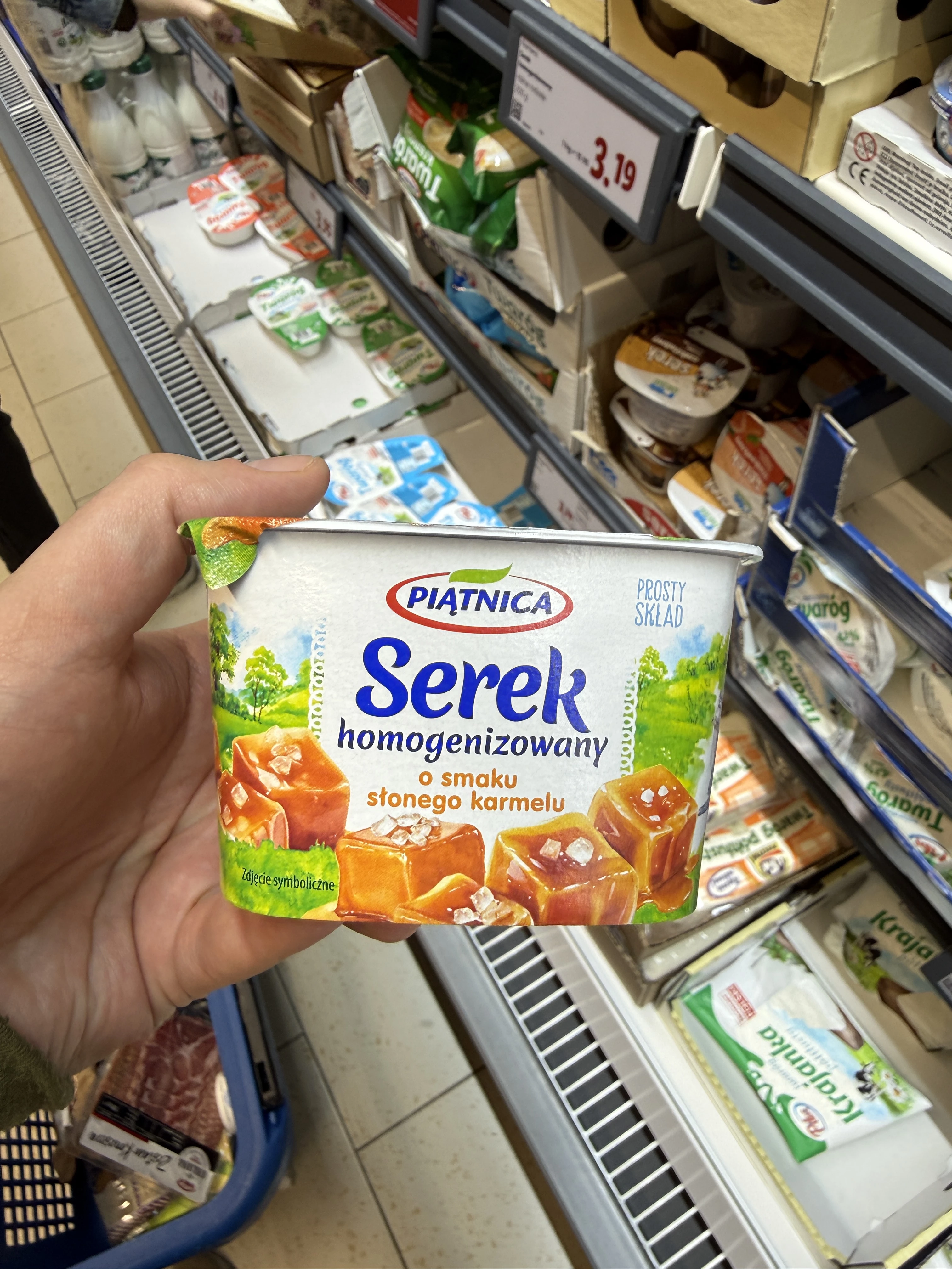 Piątnica Serek homogenizowany o smaku słonego karmelu | 150g