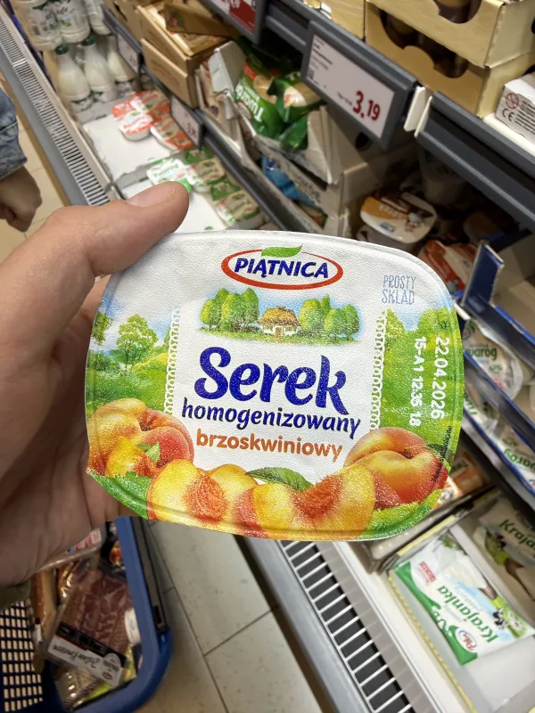 Piątnica Serek homogenizowany brzoskwiniowy | 150g
