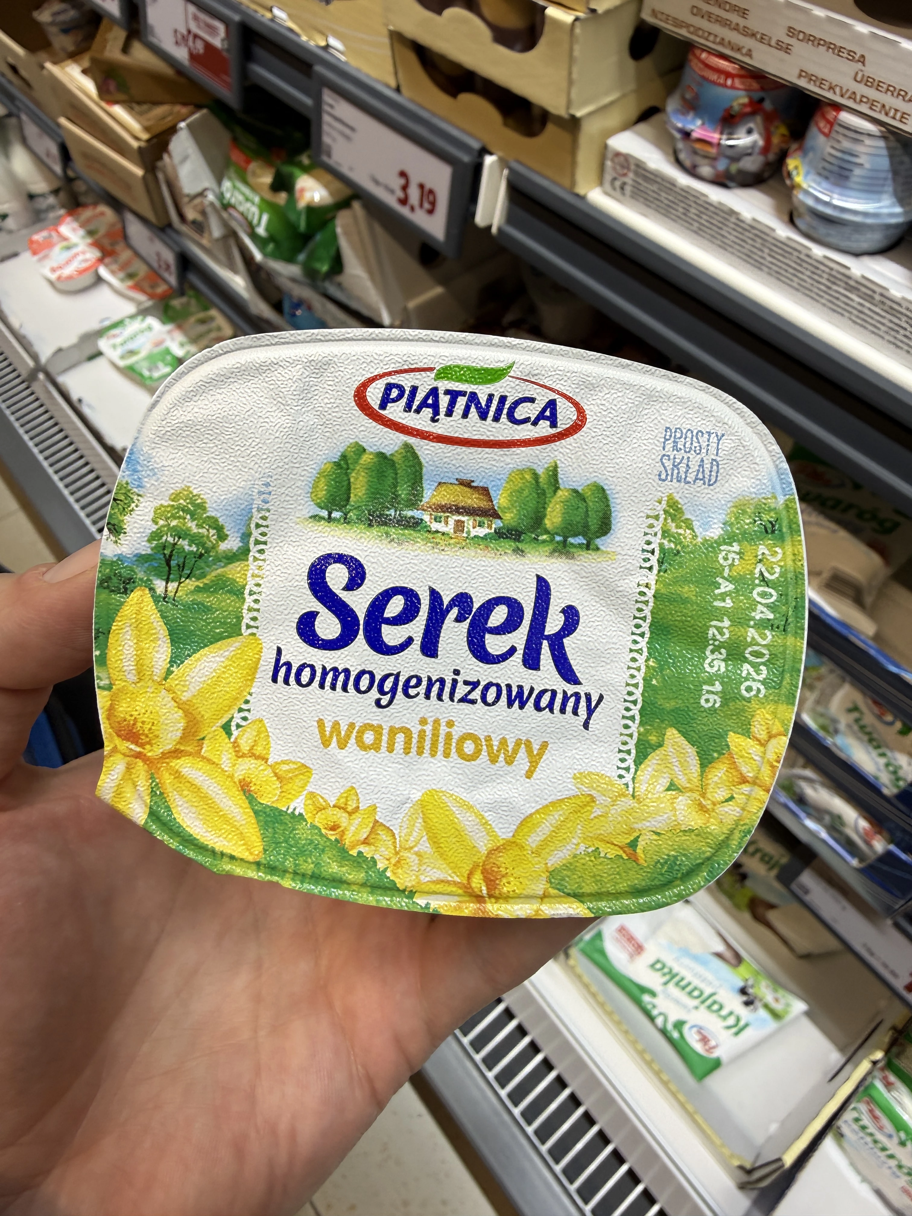 Piątnica Serek homogenizowany waniliowy | 150g