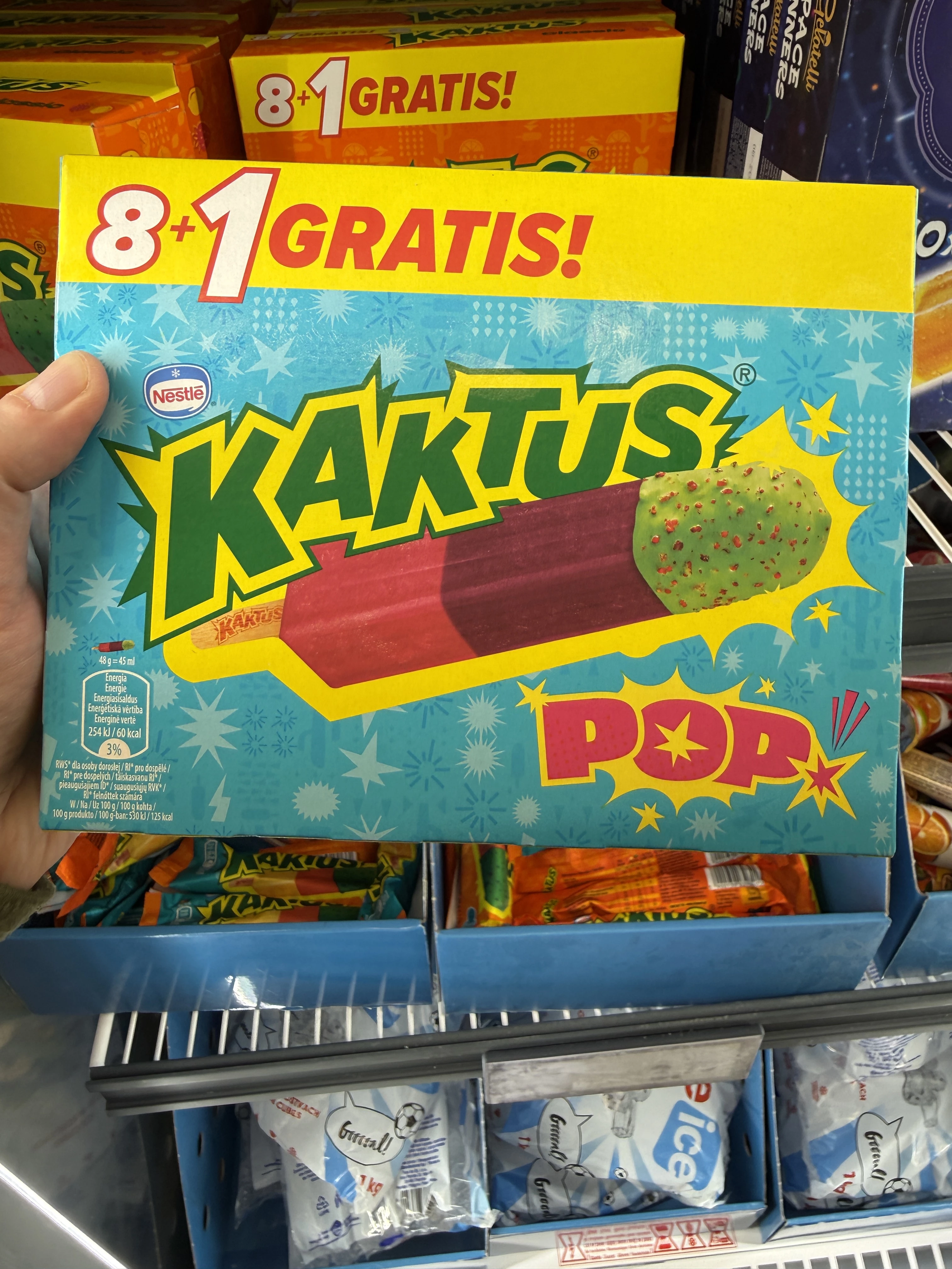 Nestlé Kaktus Lody Multipak Pop Pink | 9x45ml / 432g / 405ml