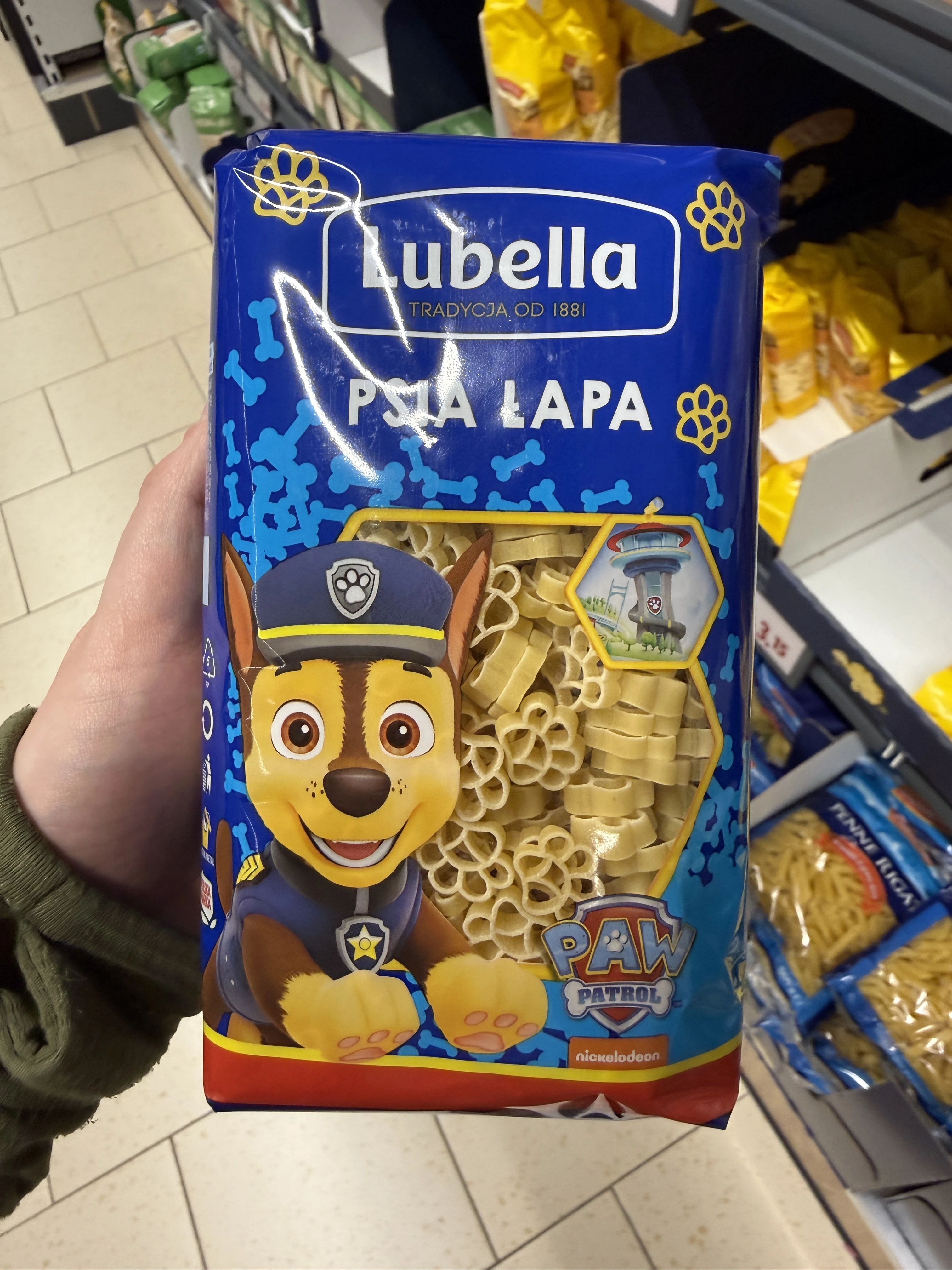 Lubella Makaron Psia Łapa Psi Patrol | 350g