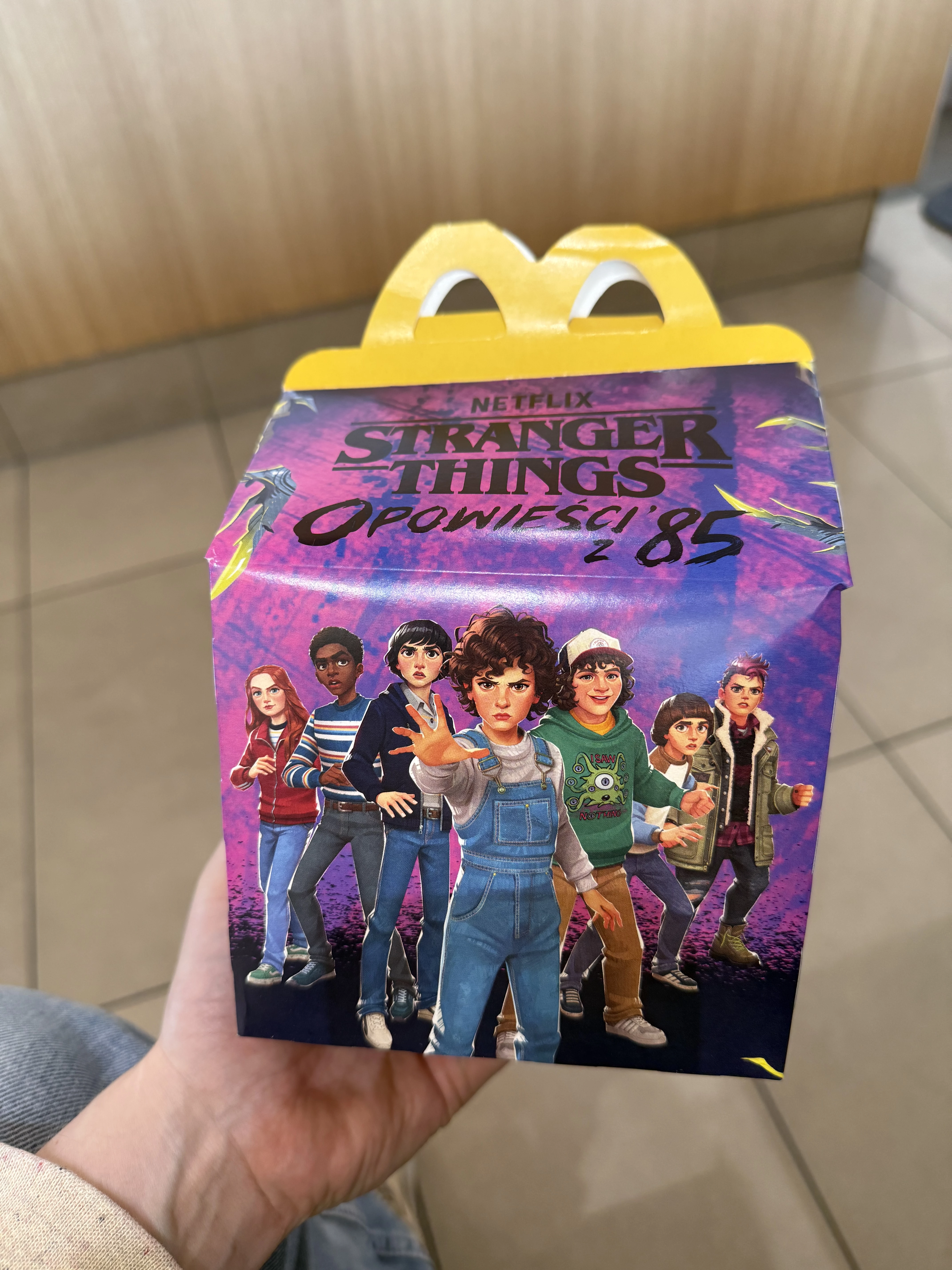 Pudełko Happy Meal Stranger Things: Opowieści z ’85