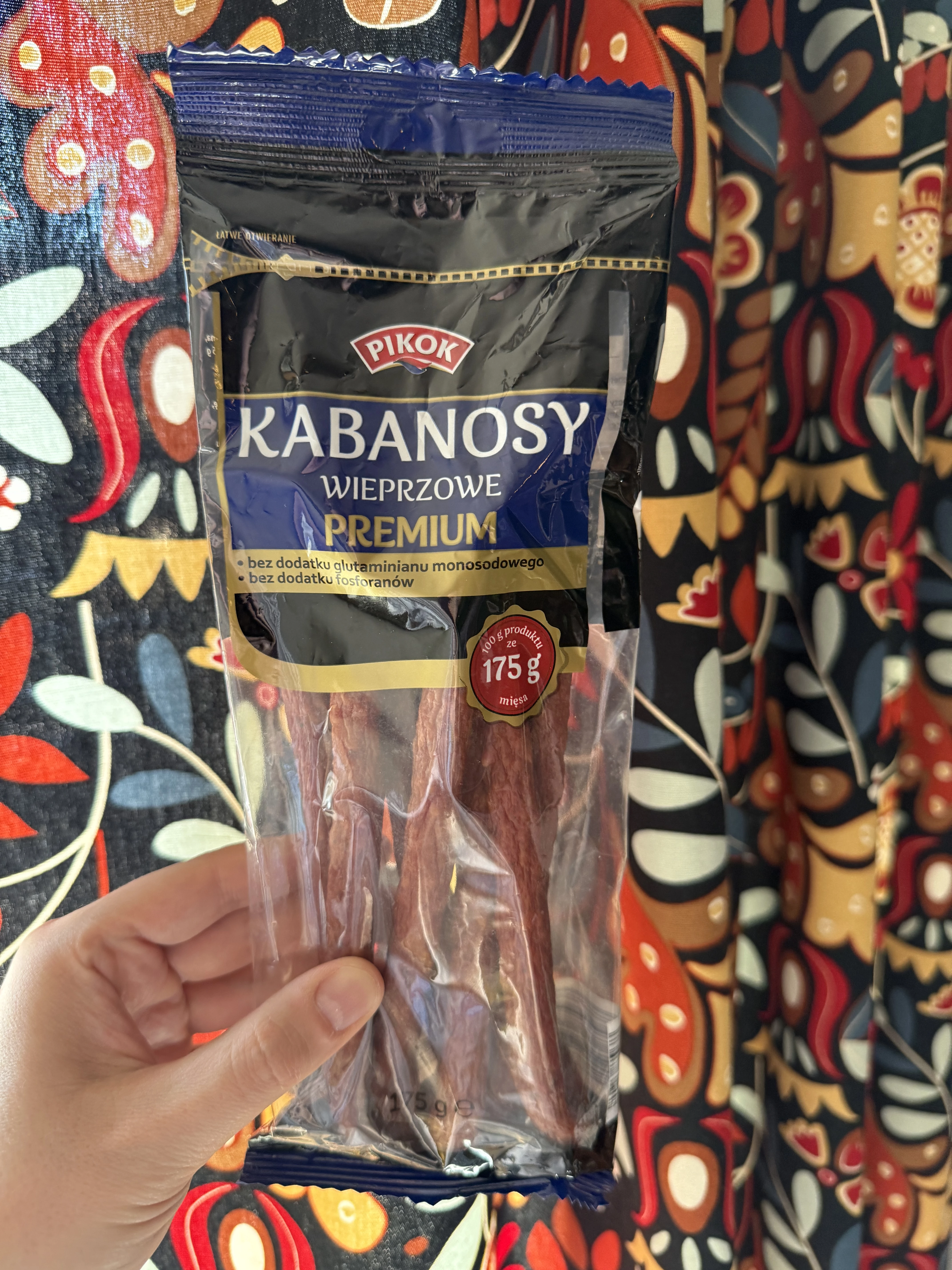 Kabanosy wieprzowe Premium Pikok | 175g