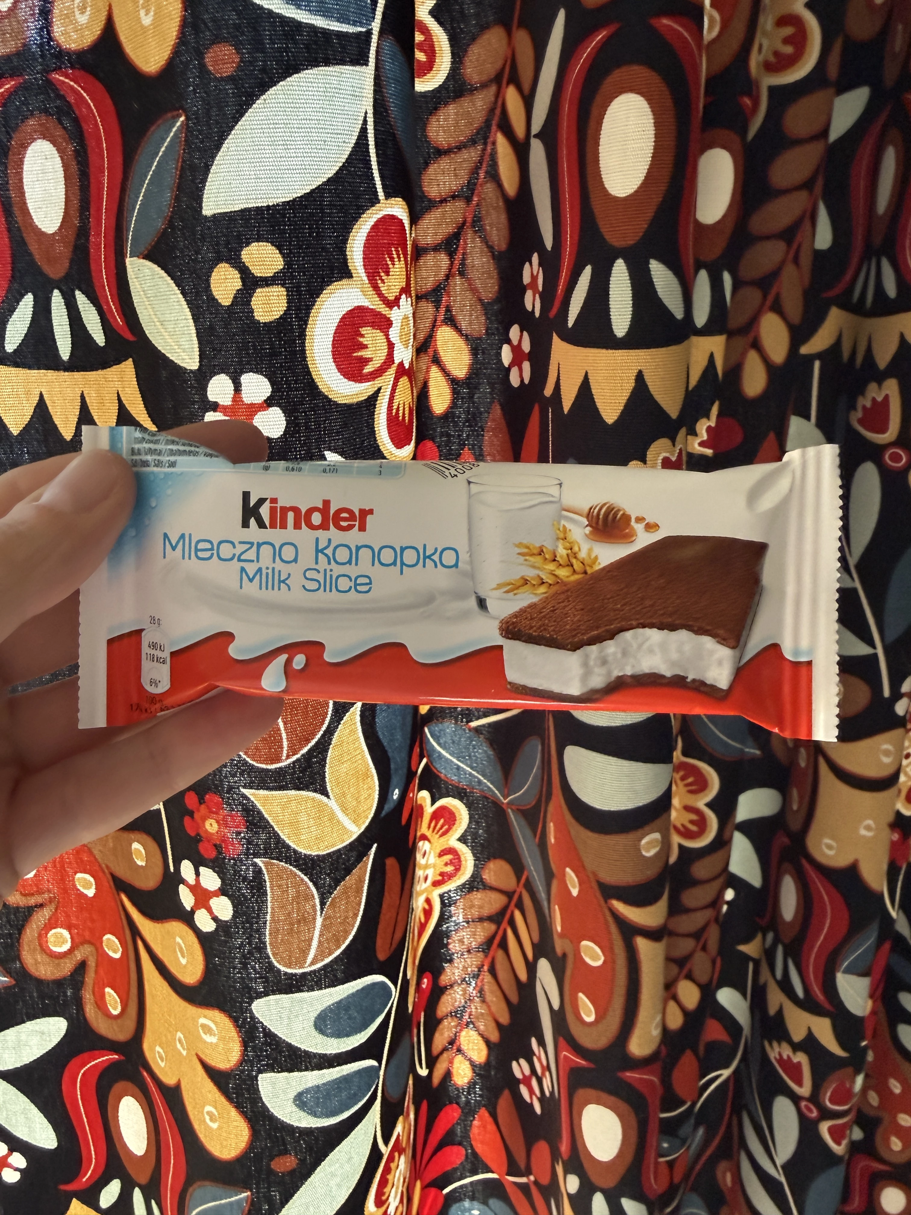 Kinder Mleczna Kanapka Biszkopt z mlecznym nadzieniem | 28g
