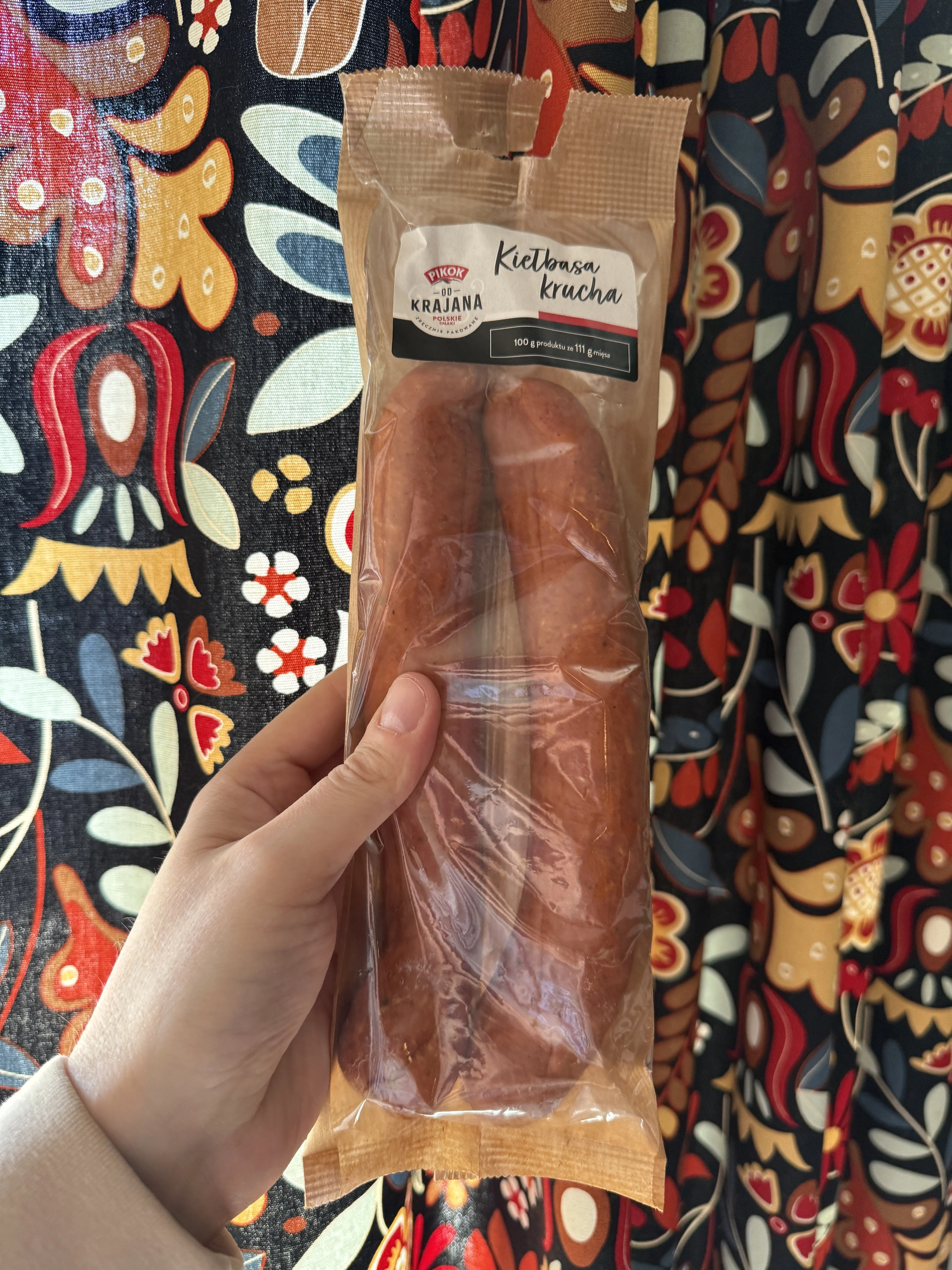 Pikok od Krajana Kiełbasa krucha (wieprzowo-drobiowa, z indyka) | 0,320kg