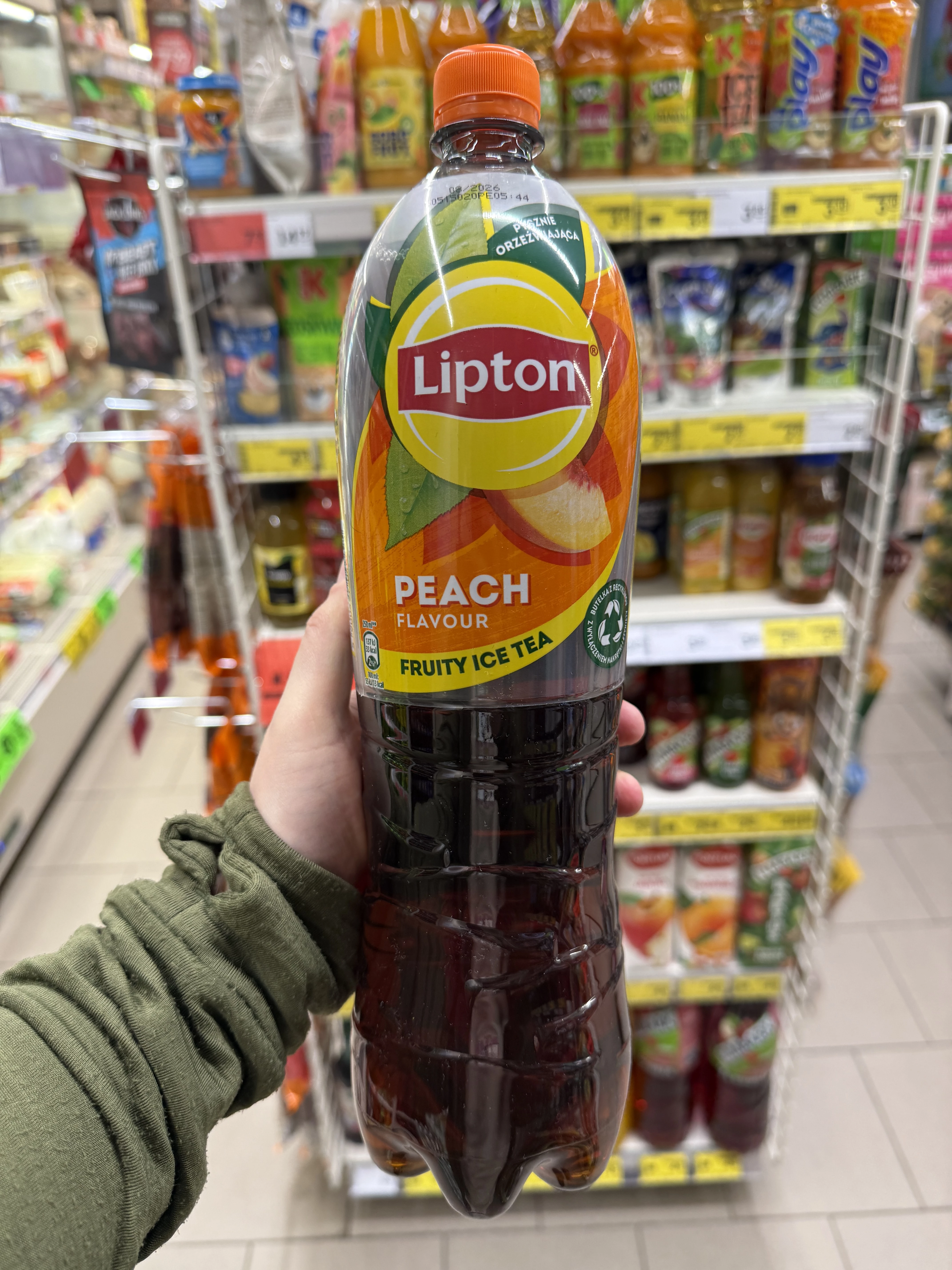 Lipton Ice Tea o smaku brzoskwiniowym | 1500ml