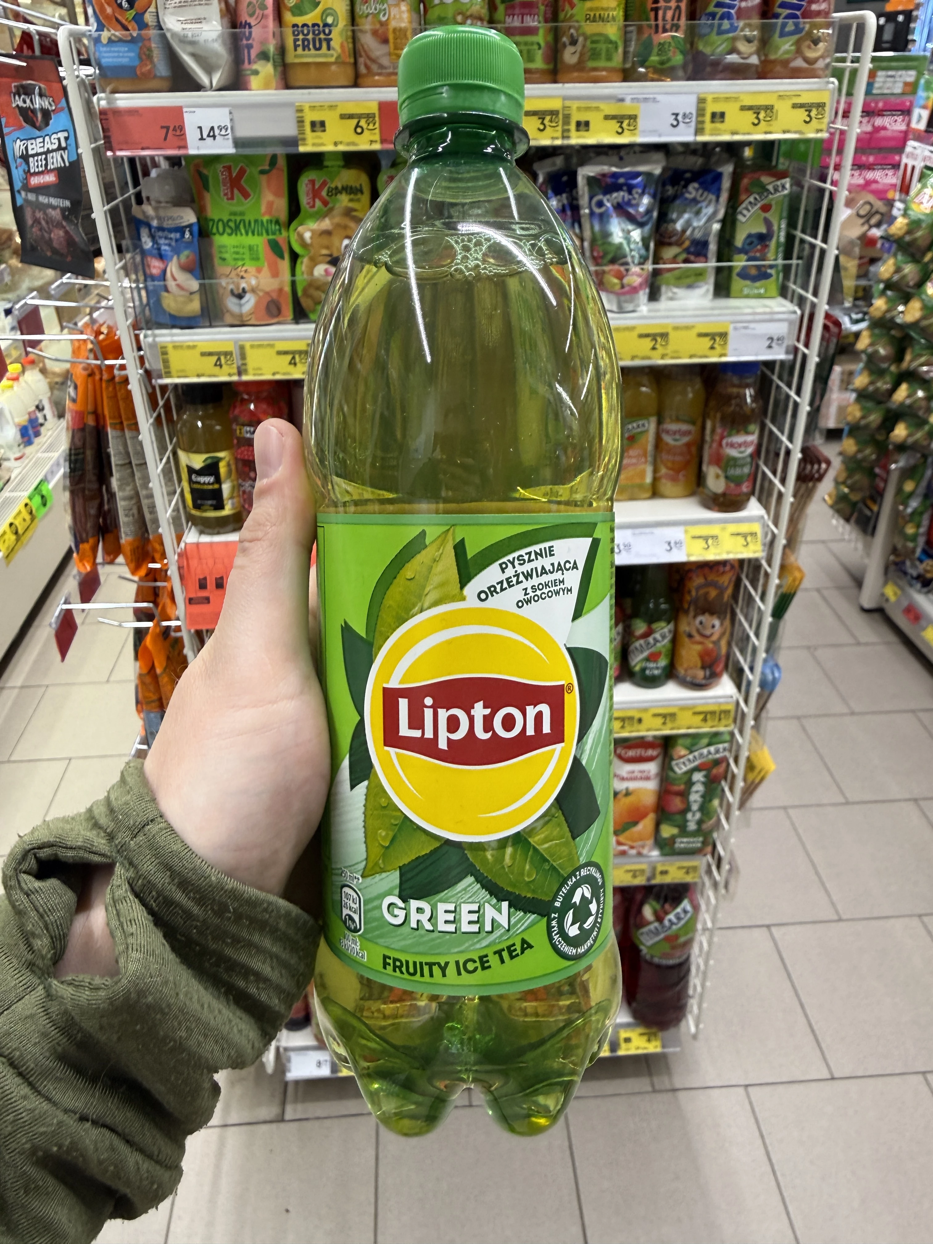 Lipton Fruity Ice Tea Green | 850ml