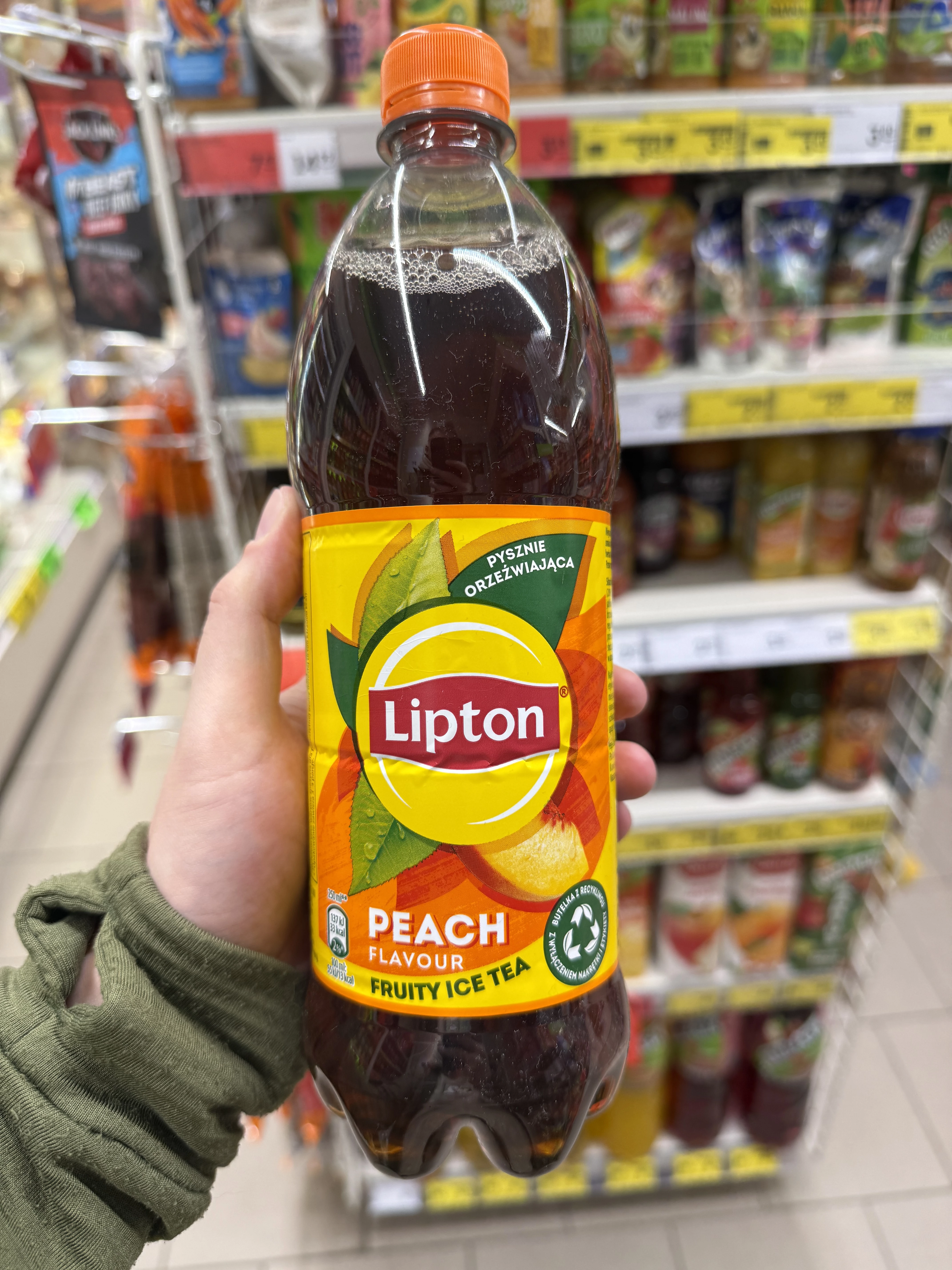 Lipton Fruity Ice Tea Peach / Lipton Ice Tea Brzoskwinia | 850ml