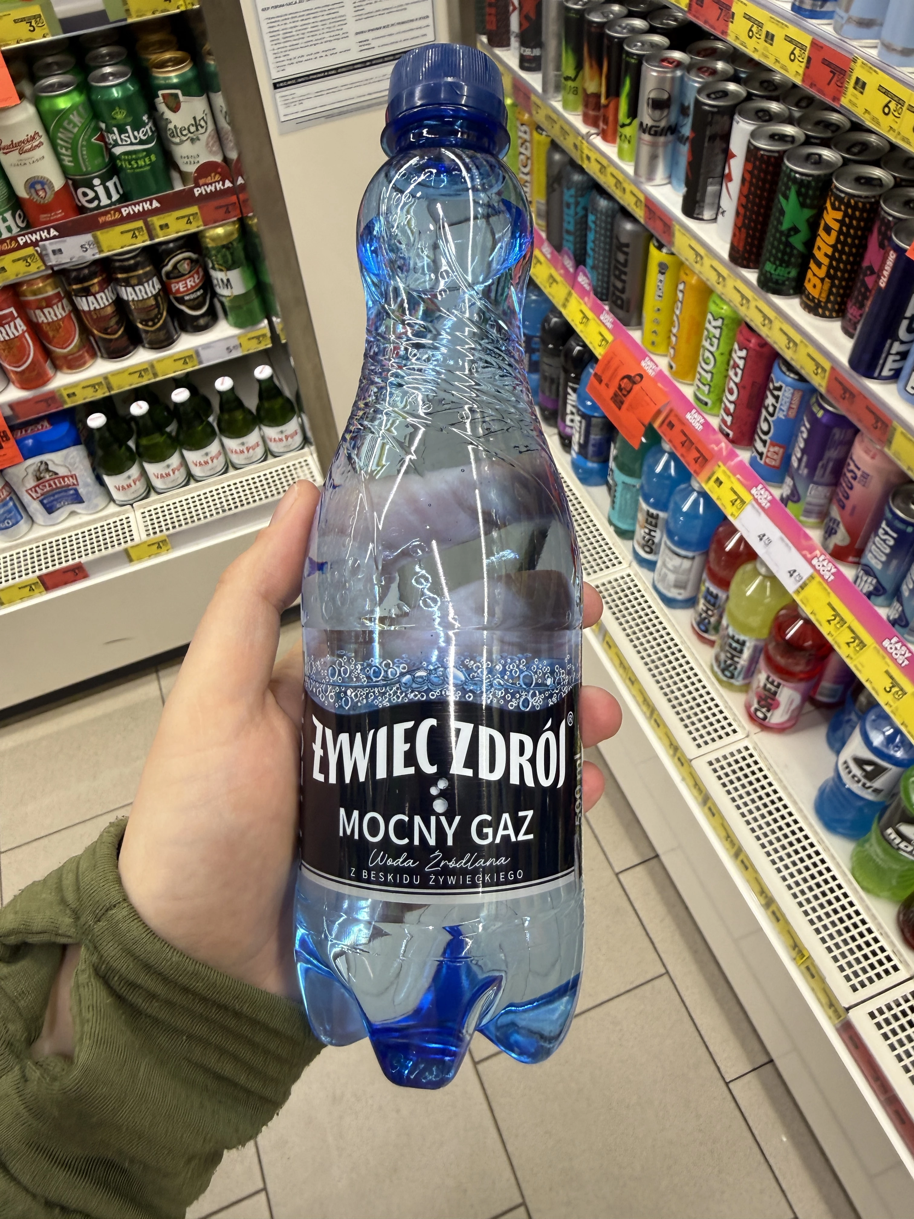 Żywiec Zdrój Mocny Gaz Woda źródlana | 500ml