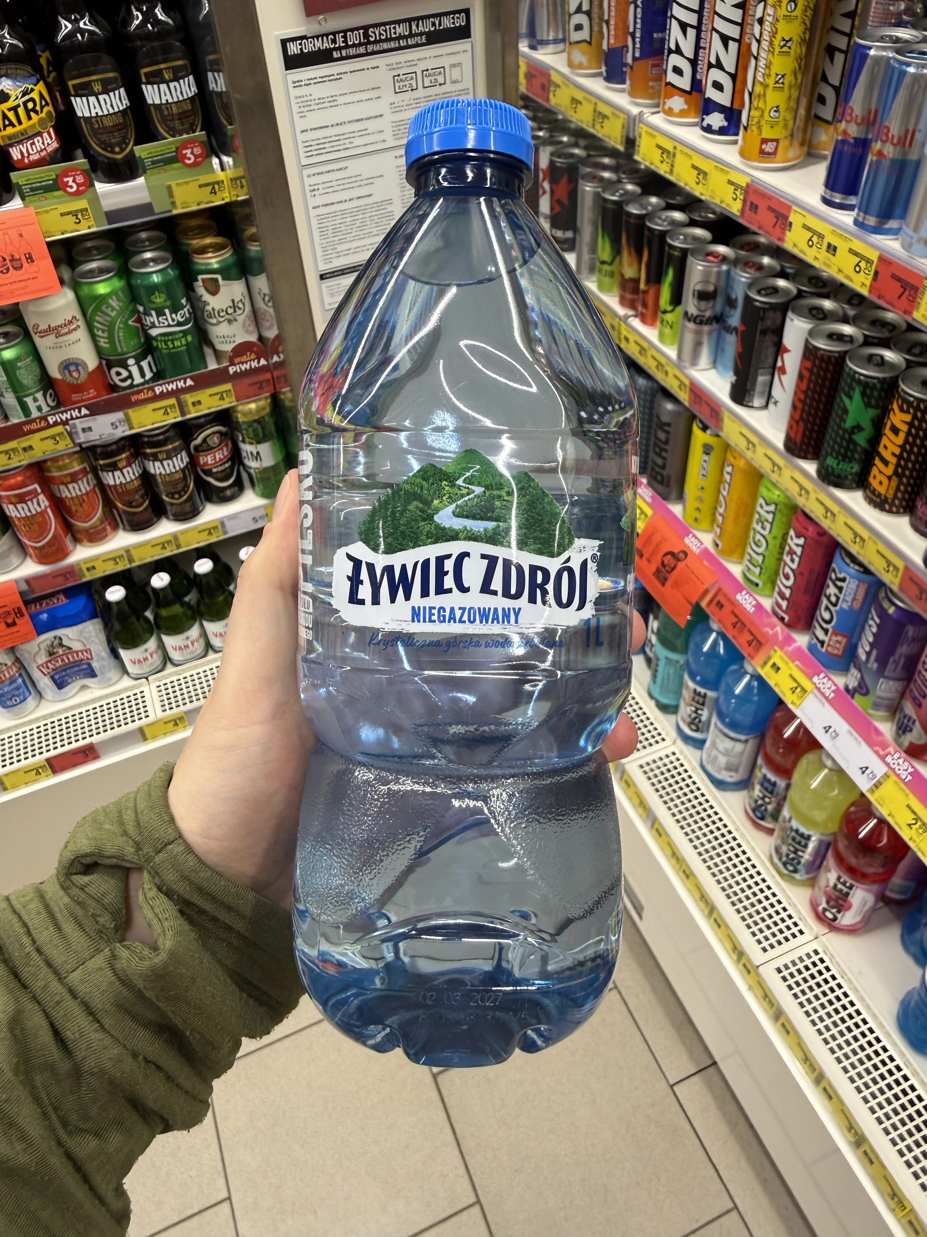 Żywiec Zdrój Niegazowany Woda źródlana | 1000ml