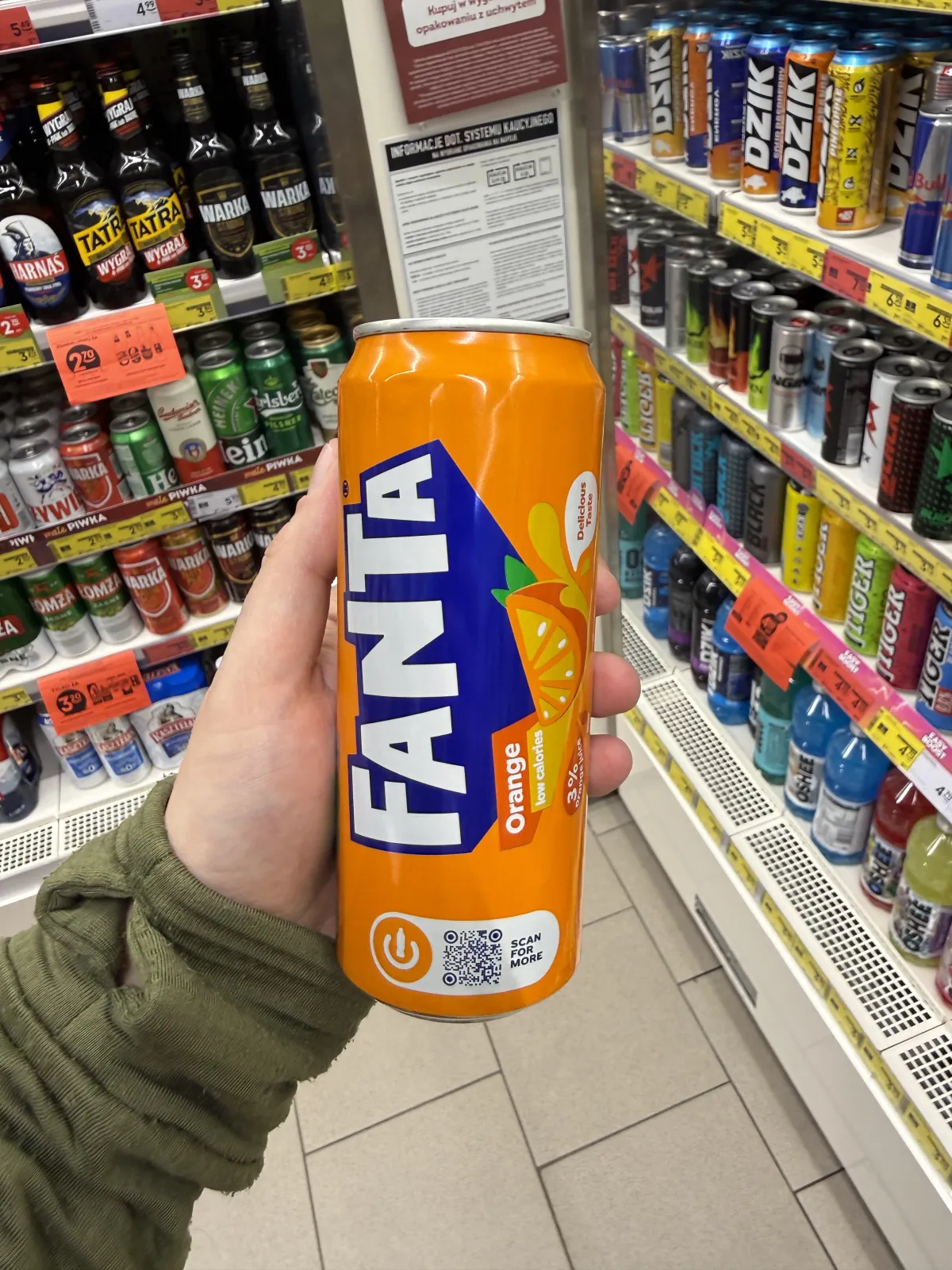 Fanta Orange Low Calories | 330ml