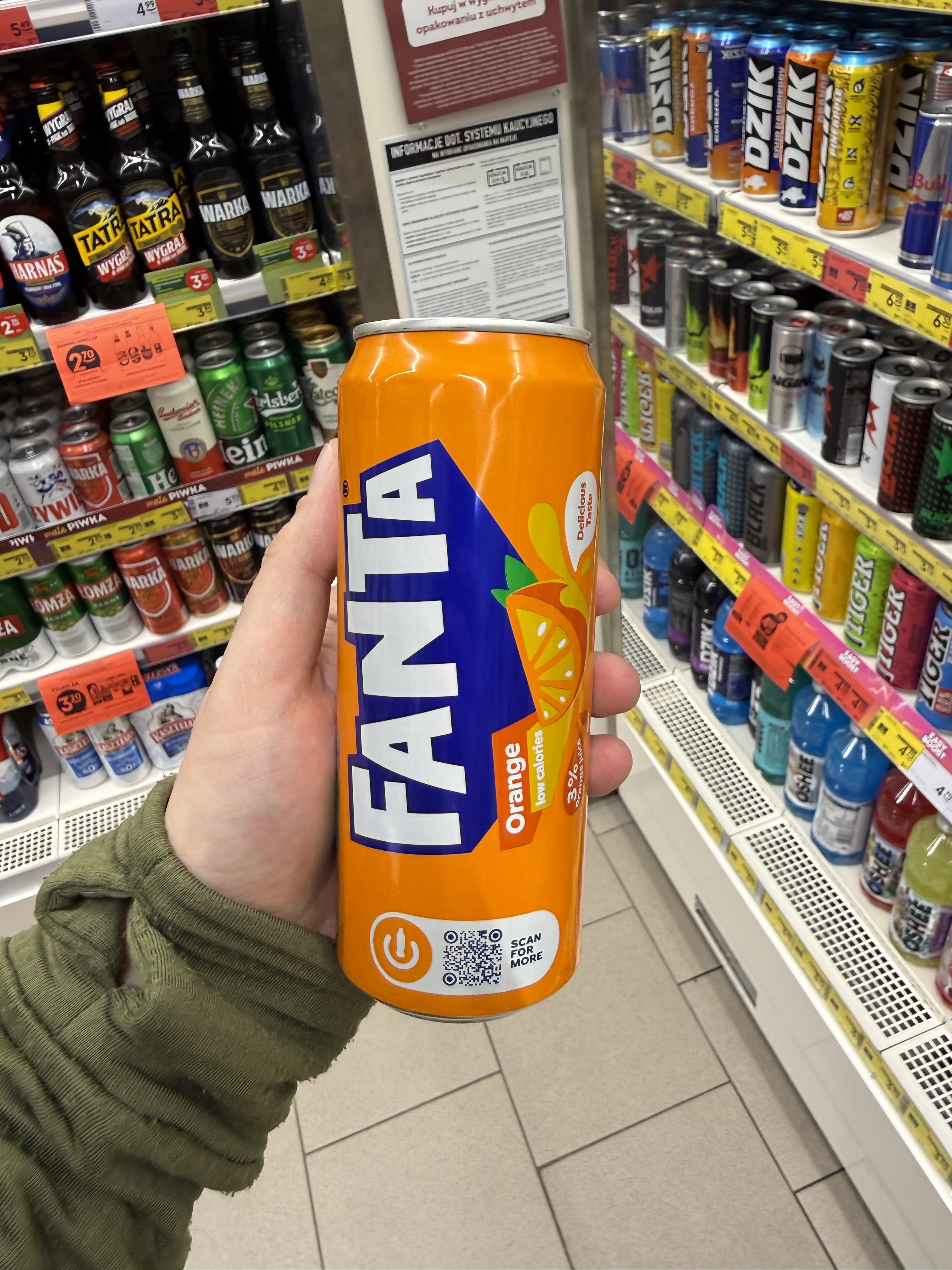 Fanta Orange Low Calories | 330ml