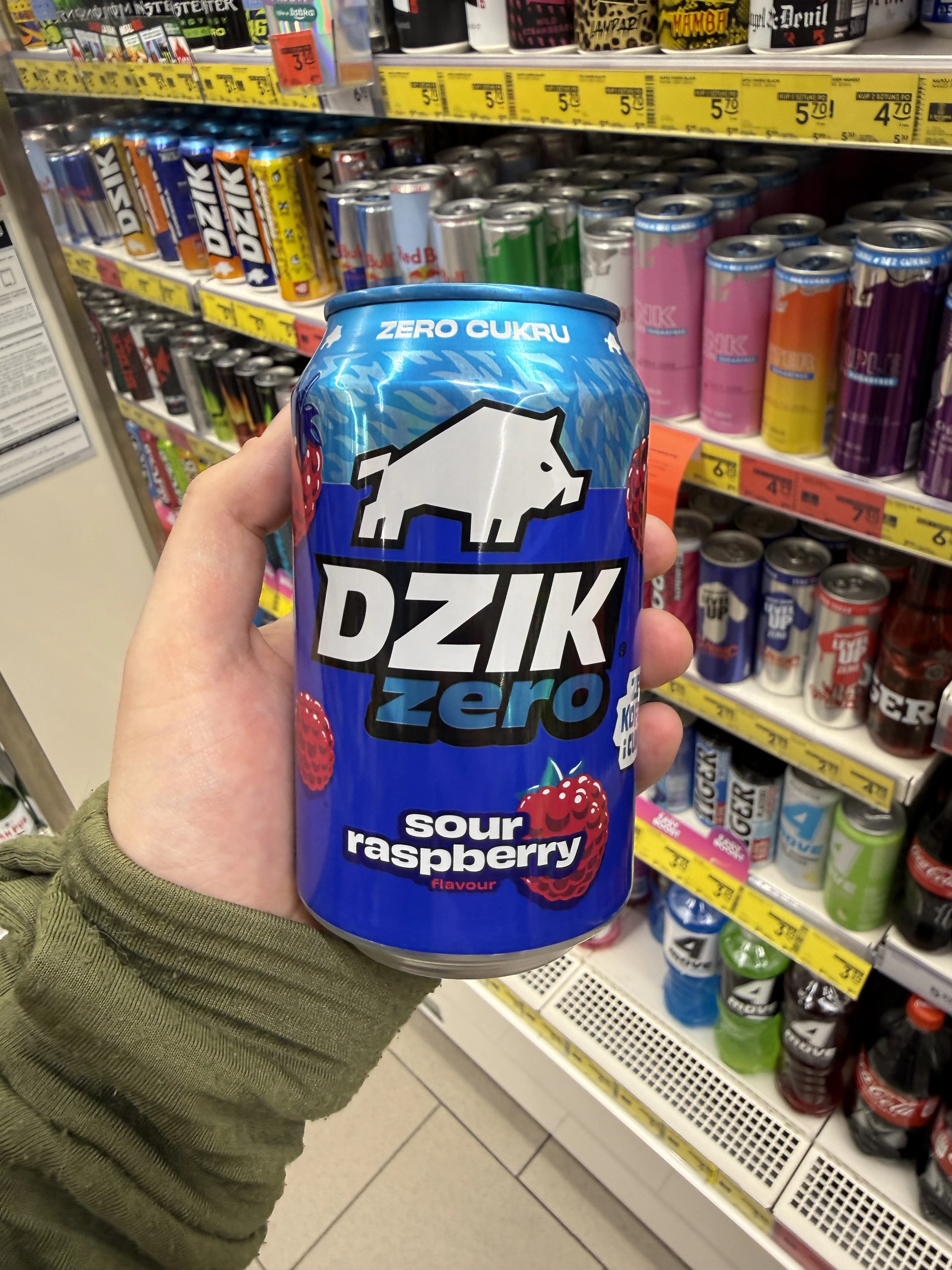 DZIK zero sour raspberry | 330ml