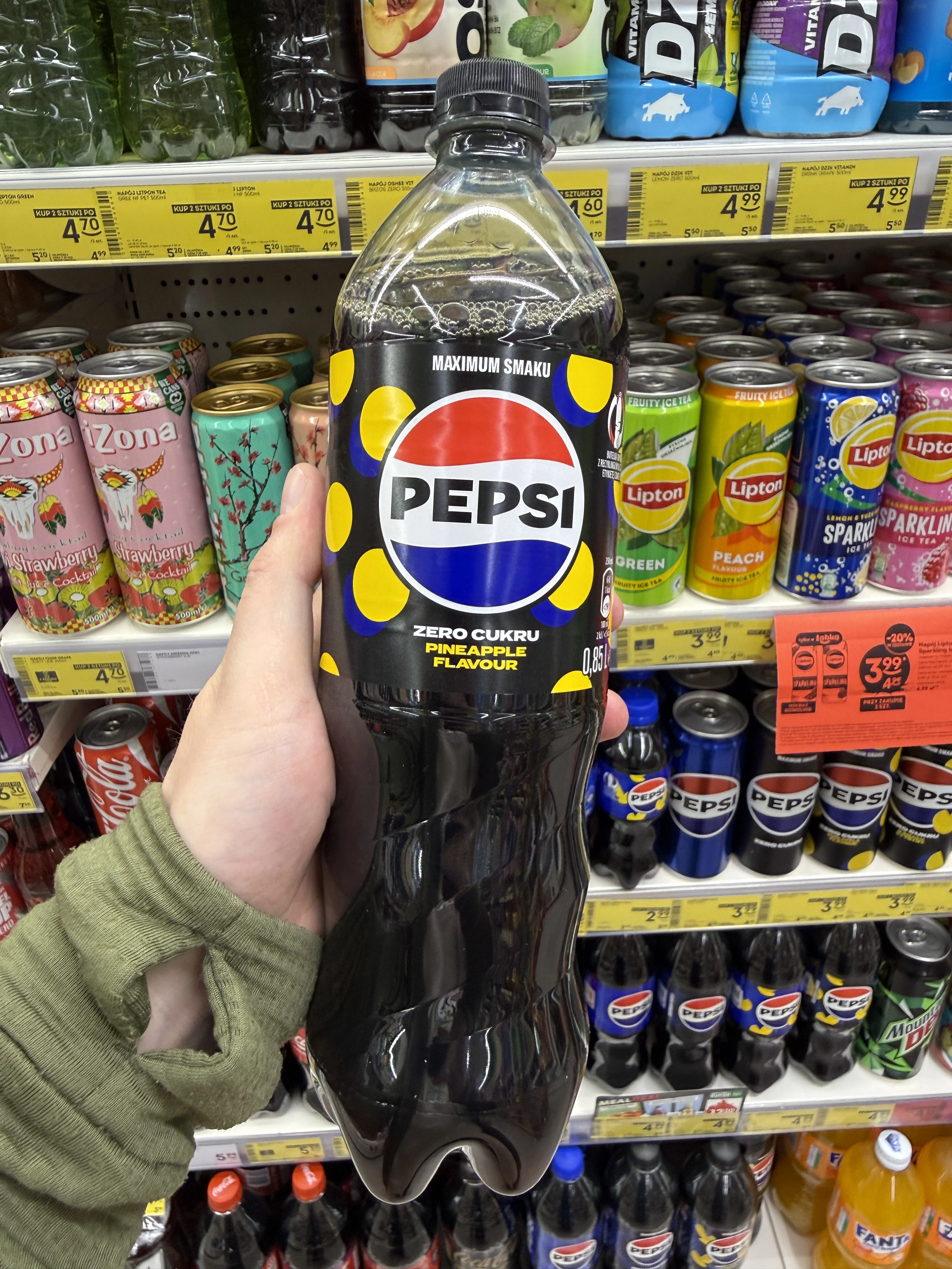 Pepsi Zero Pineapple | 850ml