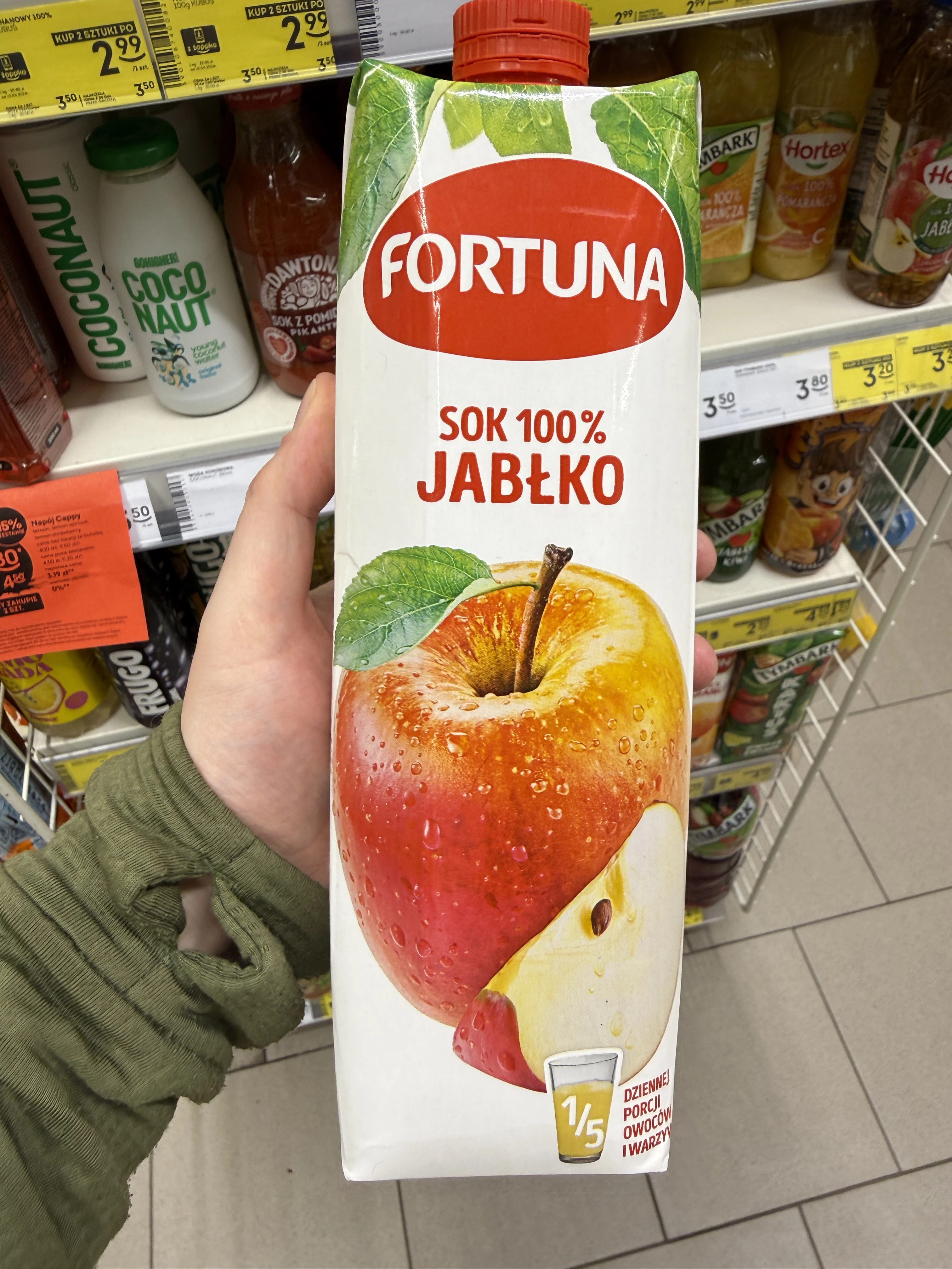 Fortuna Sok 100% Jabłkowy | 1000ml