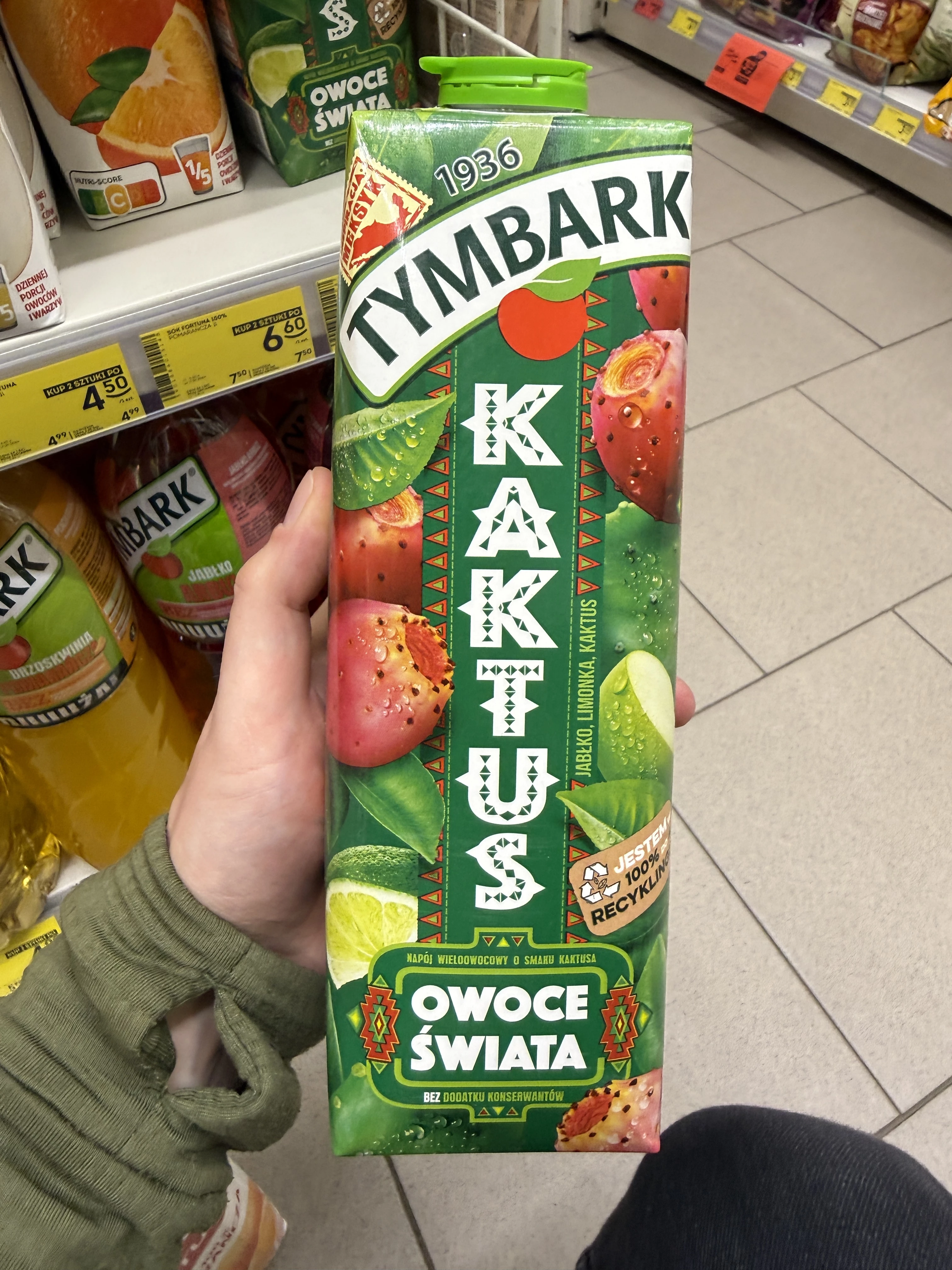 Tymbark Kaktus Owoce Świata | 1000ml