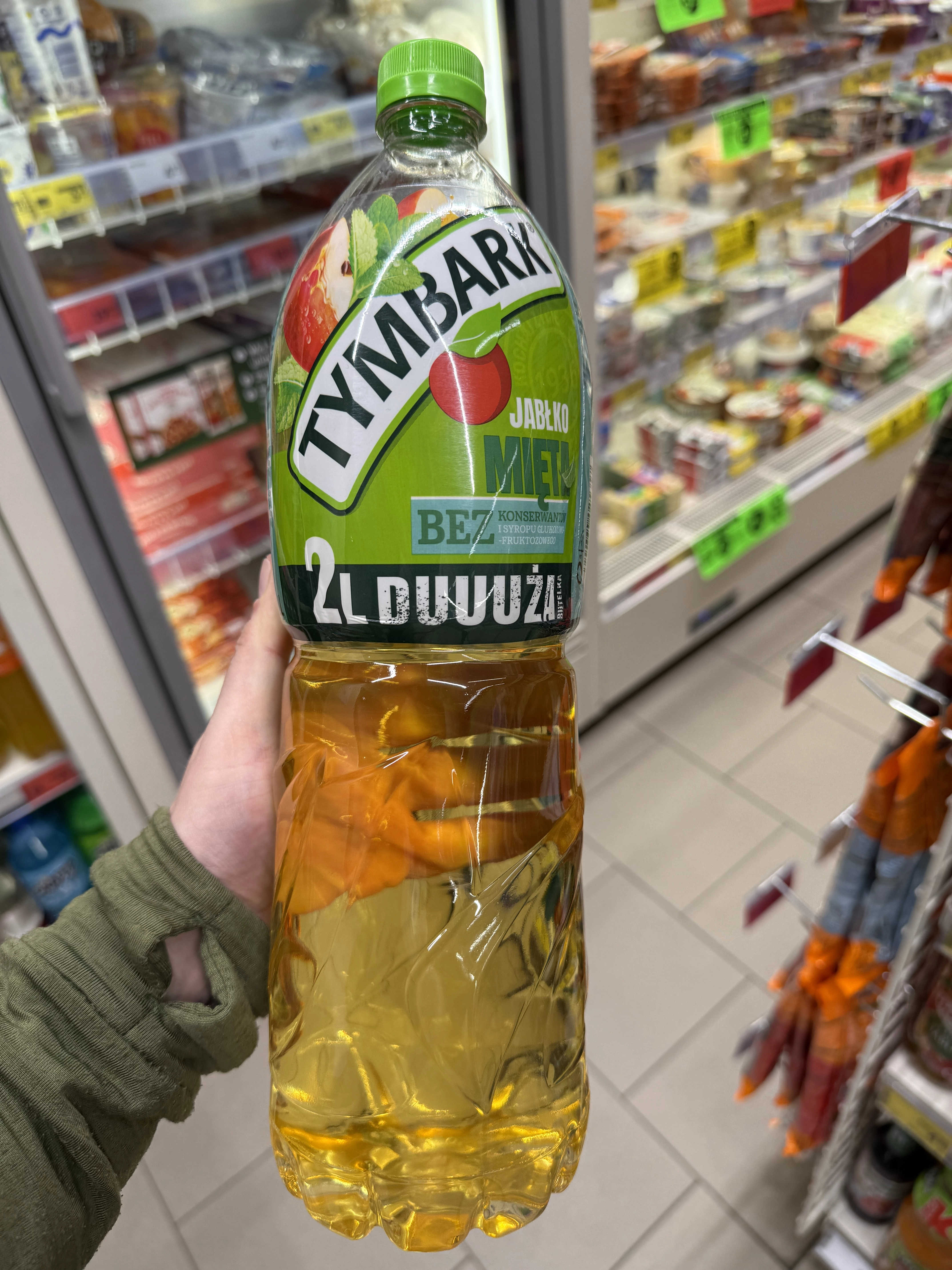 Tymbark Napój jabłko-mięta | 2000ml